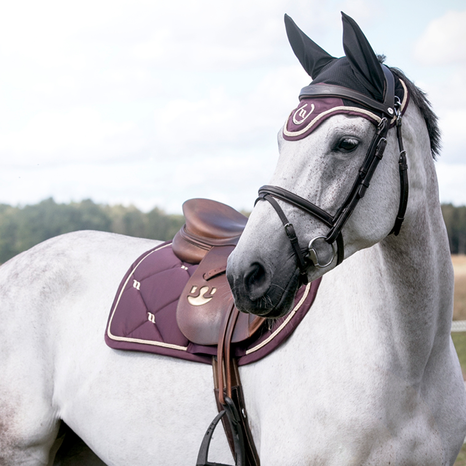 Back on Track Nights Collection Horse Bonnet With Welltex&reg;