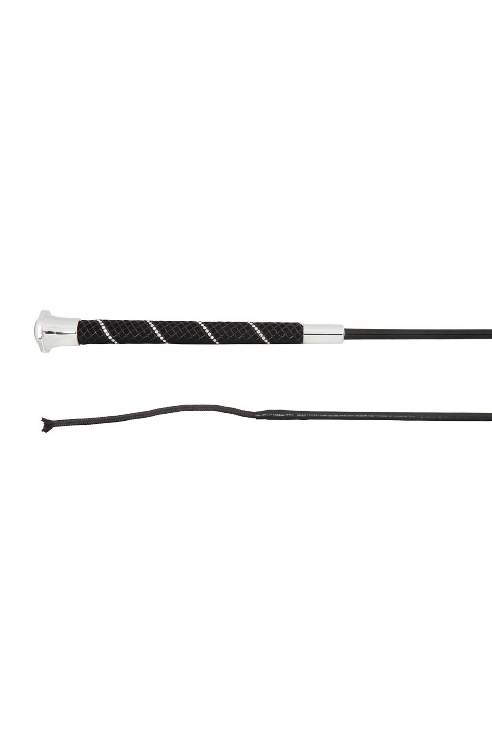 Black/Silver BR Andromeda Dressage Whip