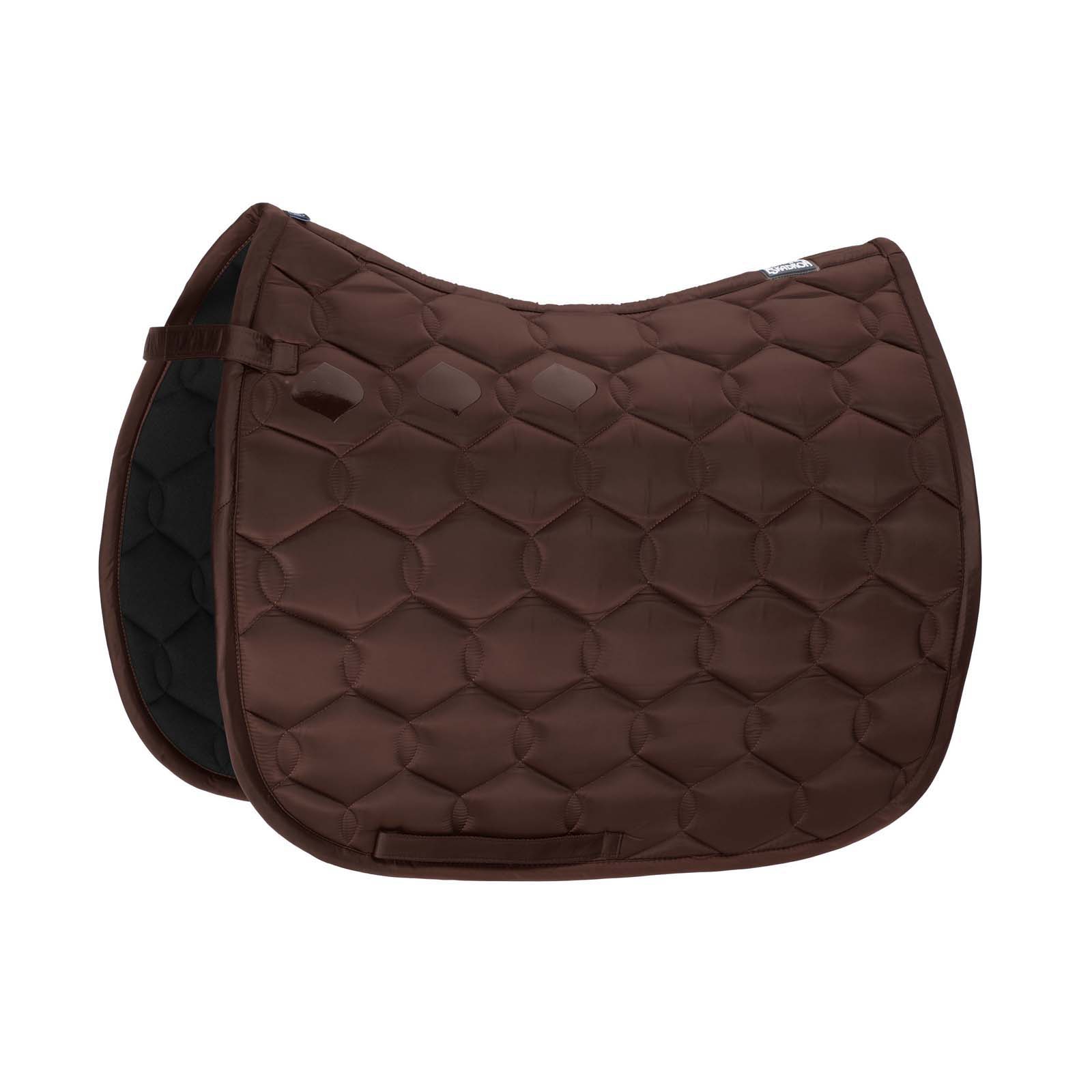 Dark Brown Eskadron Glossy Wave All Purpose Saddle Pad