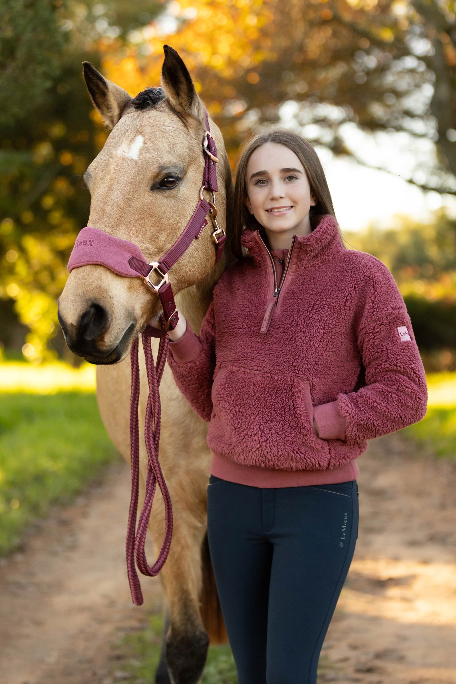 LeMieux Young Rider Tia Teddy Fleece Sweater