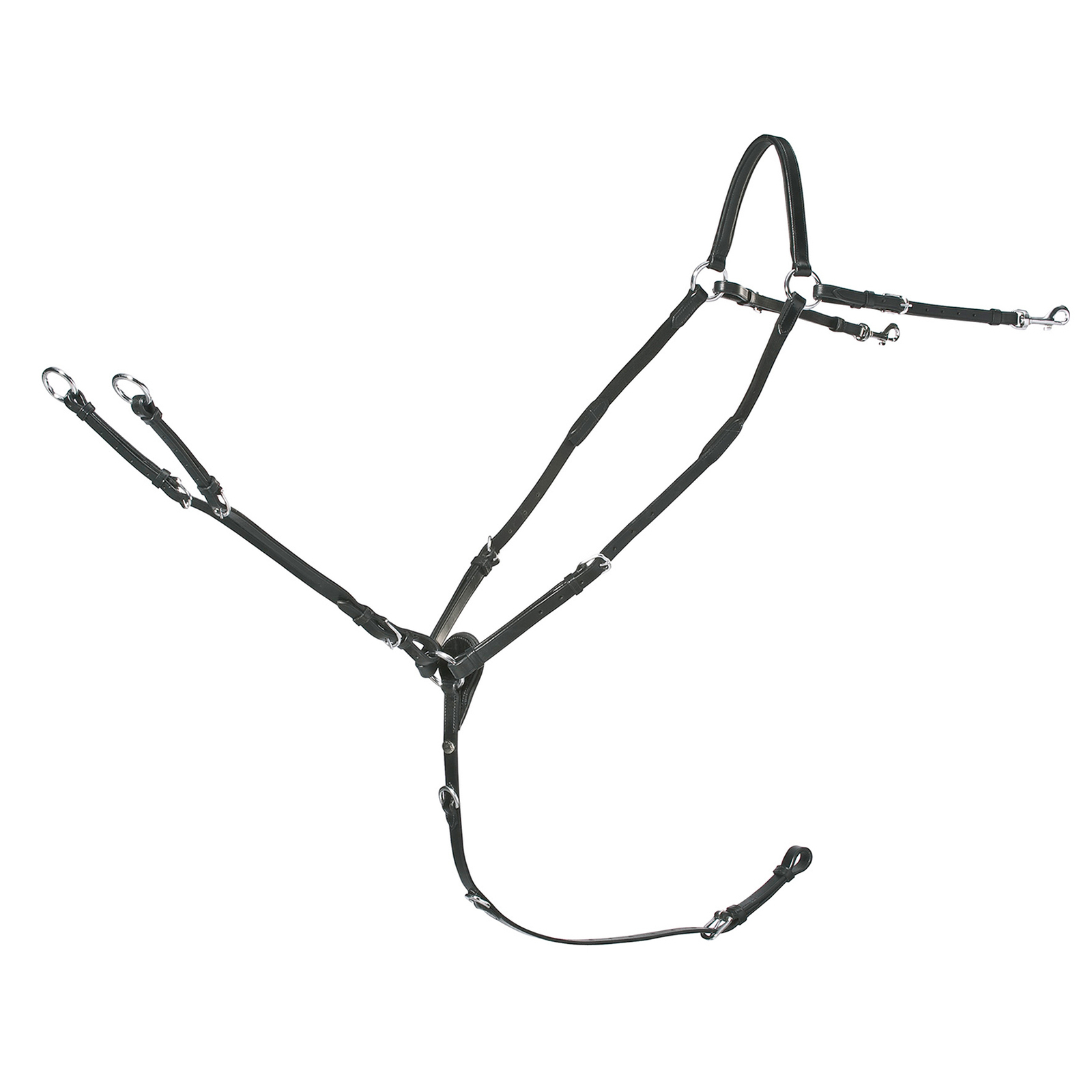 Black/Silver Schockem&ouml;hle Sports Race II, Breastplate Basic