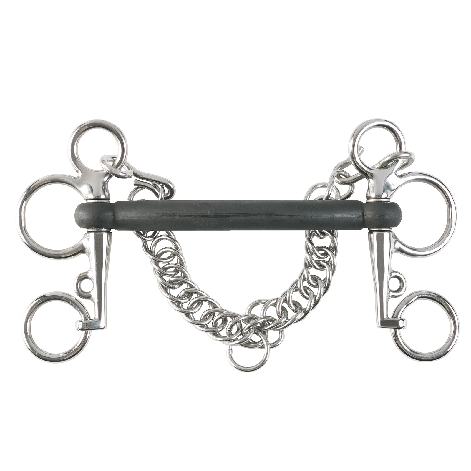 Horze Mullen Mouth Pelham Rubber Bit
