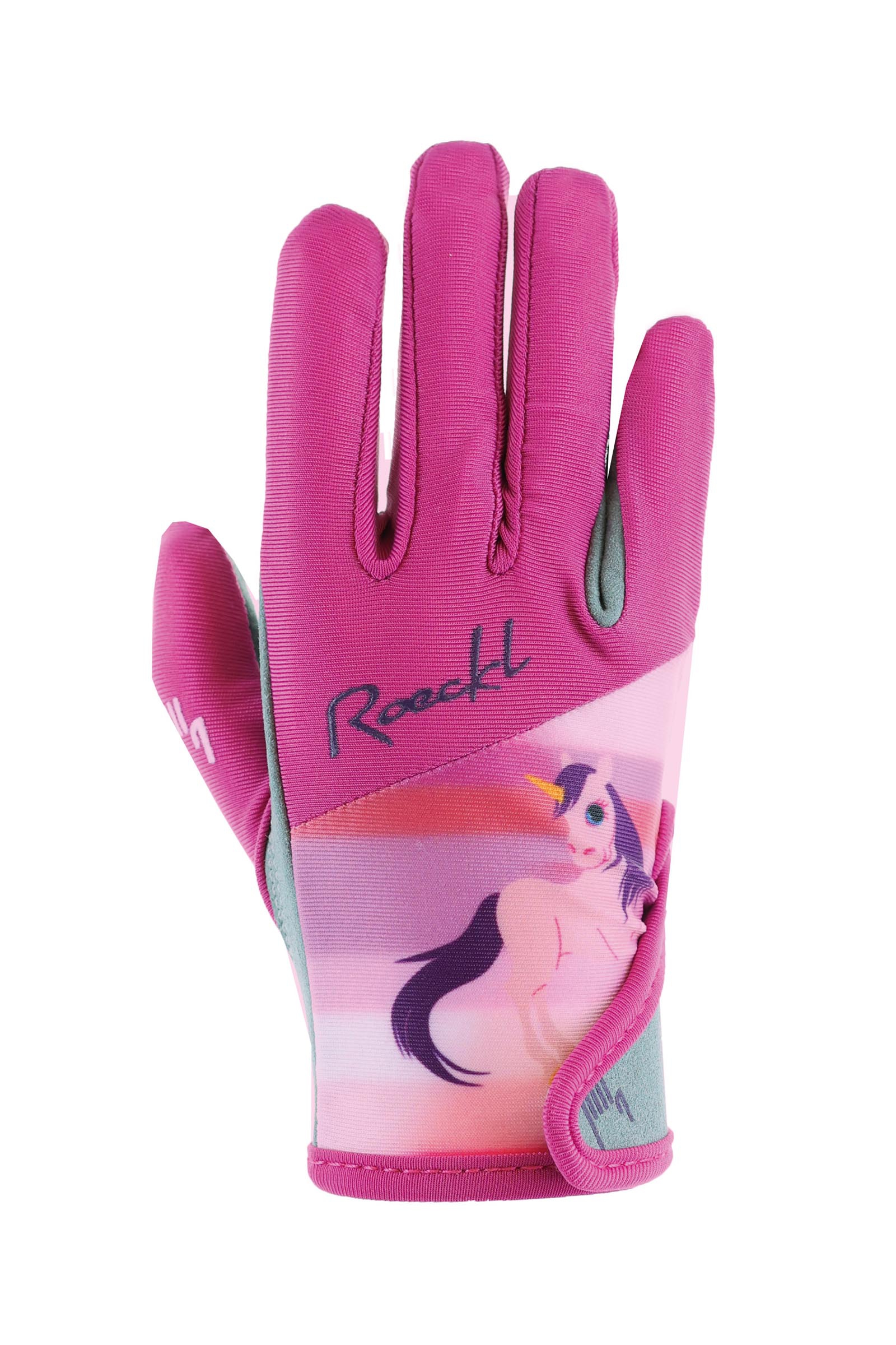Raspberry Rose Roeckl Koppl Kids&acute; Riding Gloves