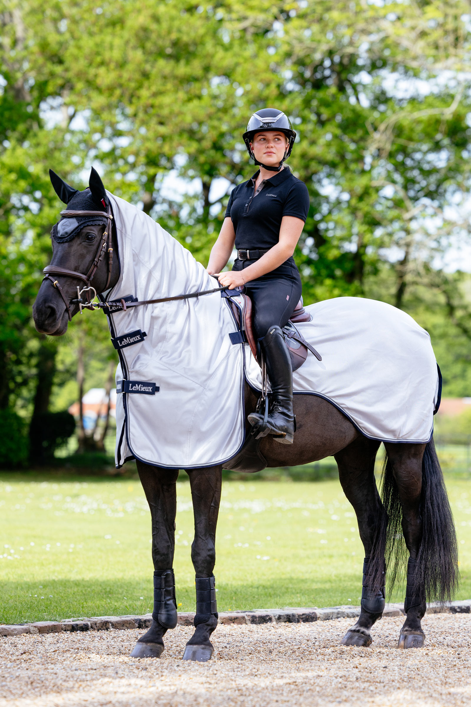 LeMieux Ride On Exercise Fly Sheet With Detachable Neck and Shoulder Parts