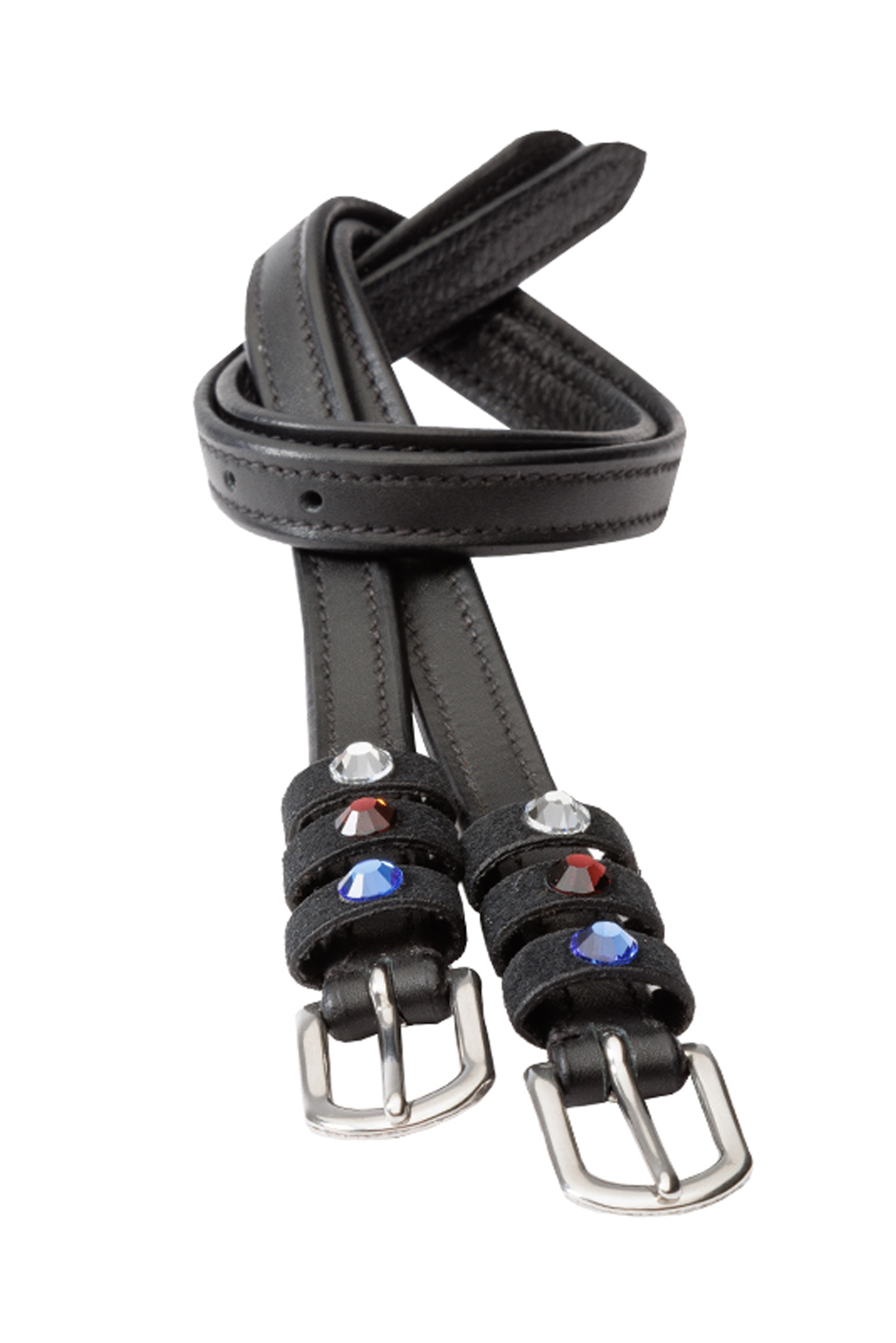 Black/Blue/Purple Kavalkade Seasons Dreams Spur Straps