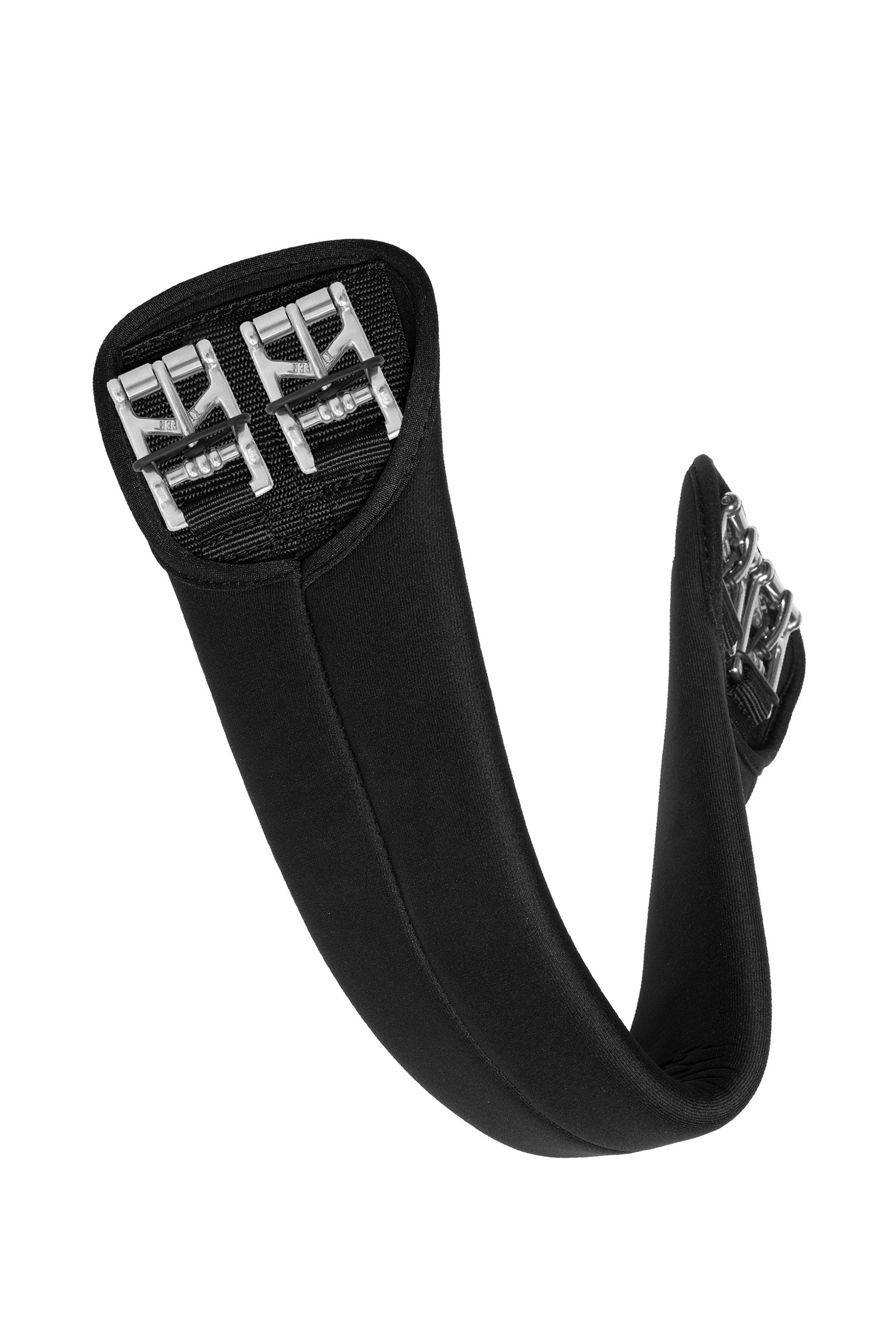 Kieffer KIEFFERPREN Short Girth without elasticated inserts, roller buckles with elastomer band