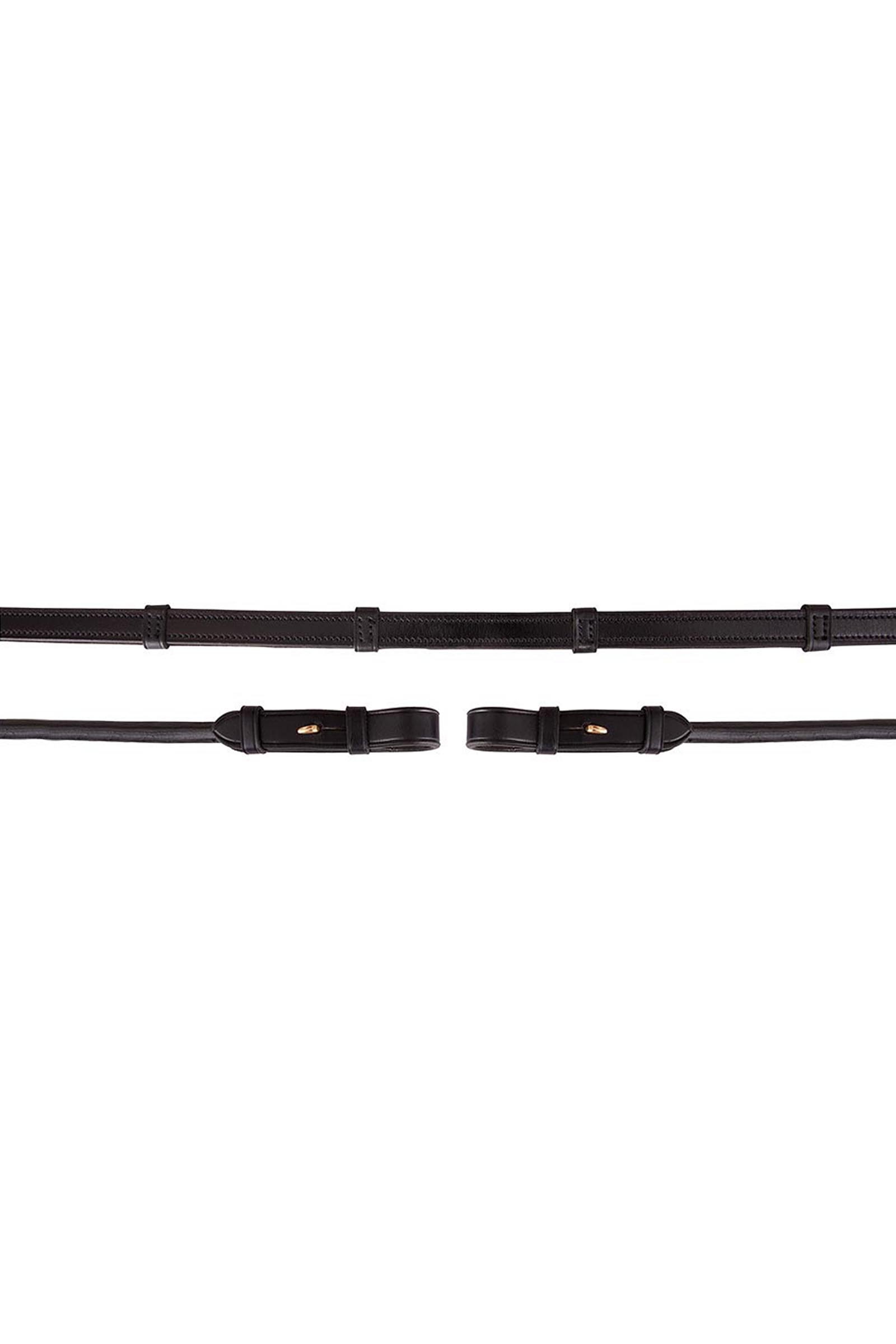 BR Leather Grip Reins With Stops, 16 mm