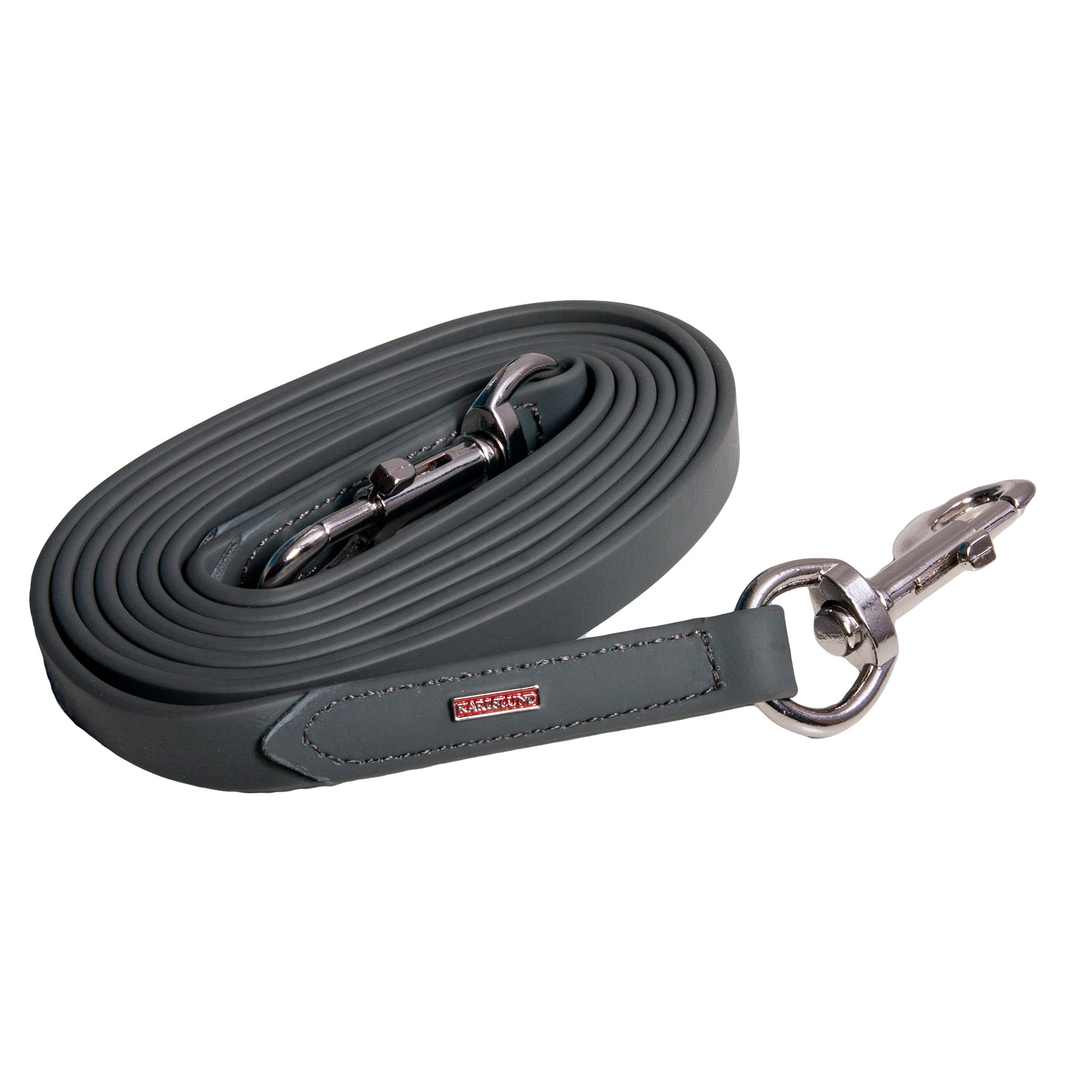 Dark Grey/Chrome Karlslund SuperStrap reins