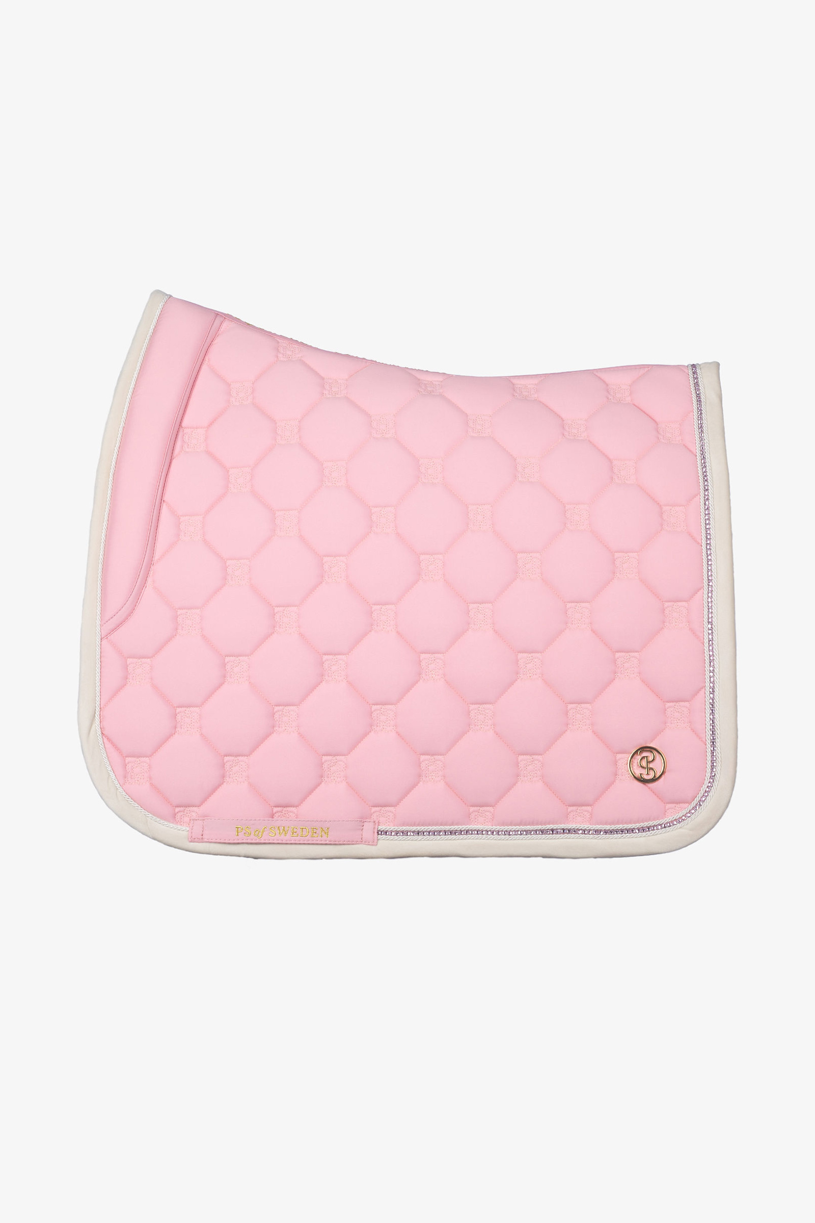 Hortensia Pink PS of Sweden Vintage Monogram Dressage Saddle Pad