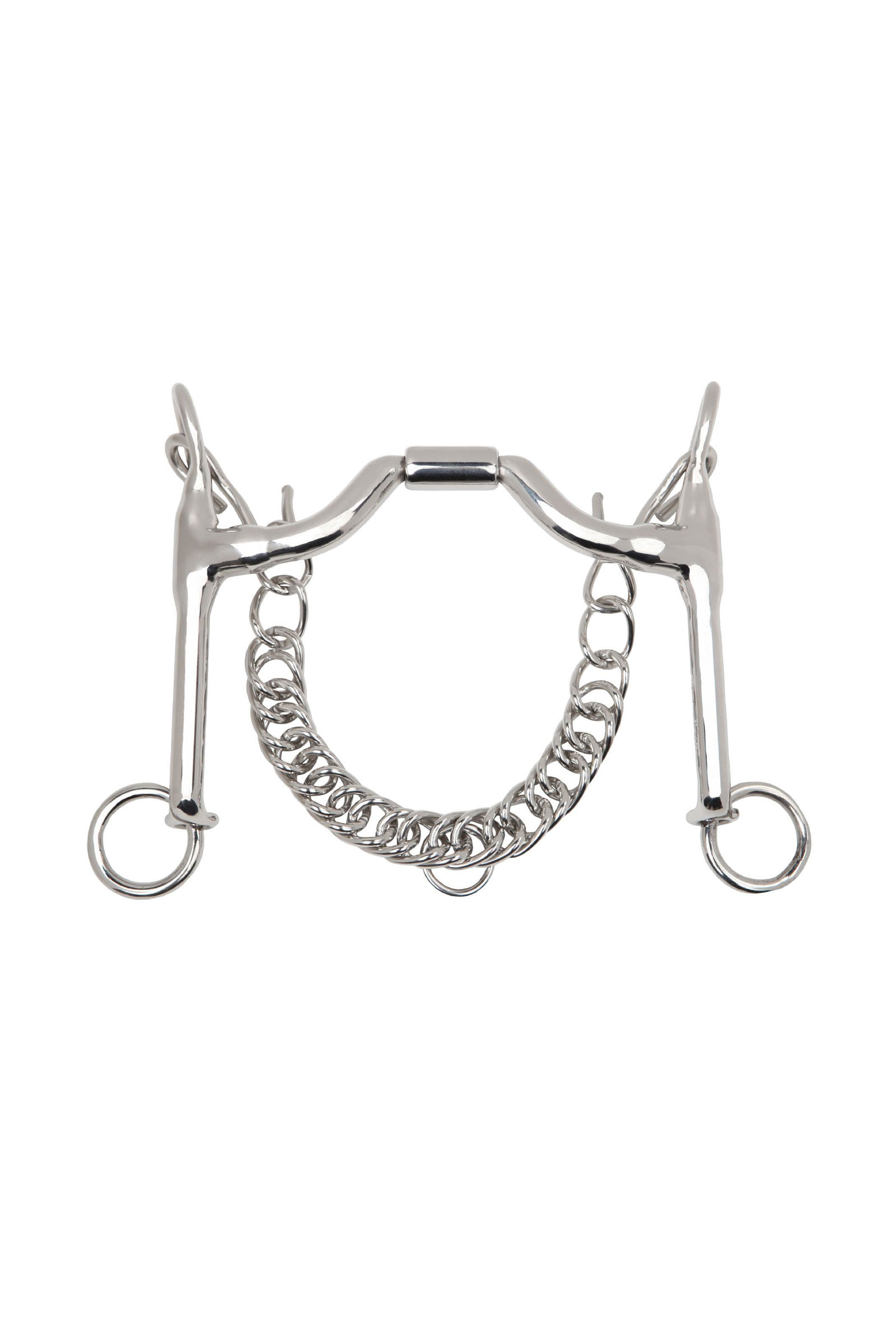 Myler MB33 Weymouth Medium Wide Ported Barrel Bit 