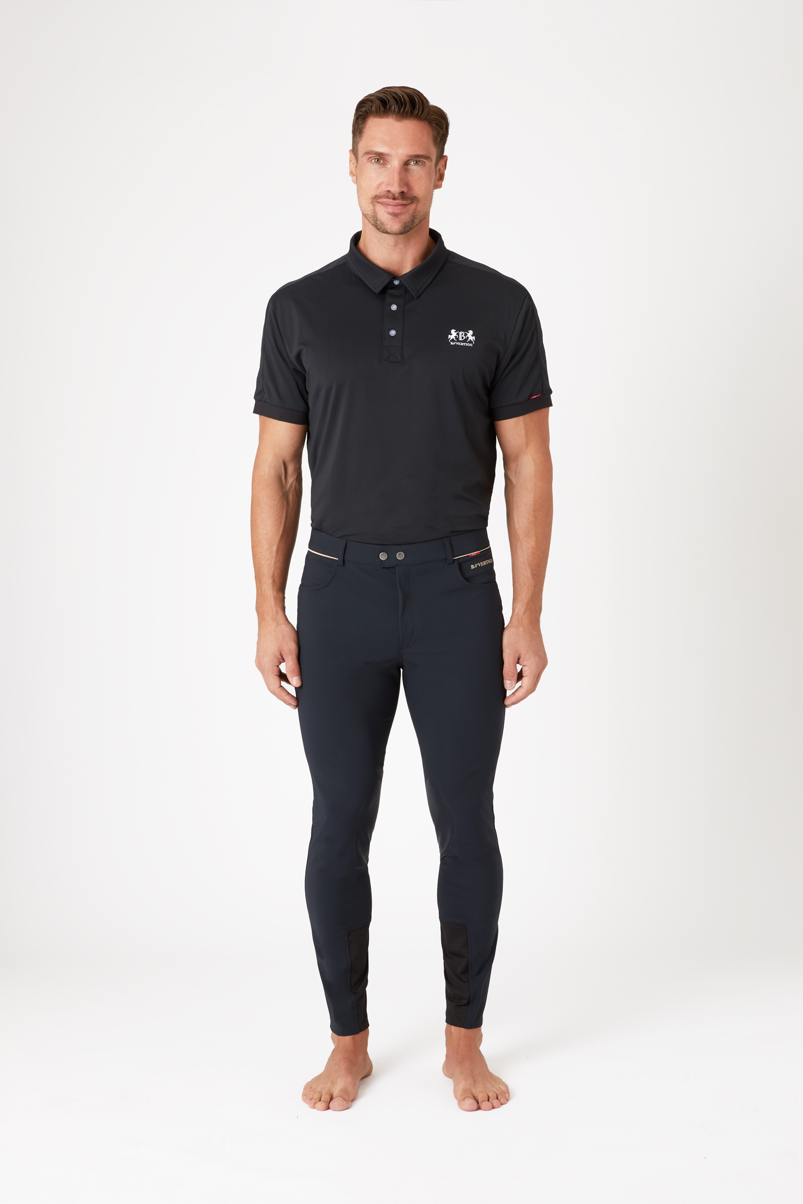 B Vertigo Damien Men's Knee Patch Breeches