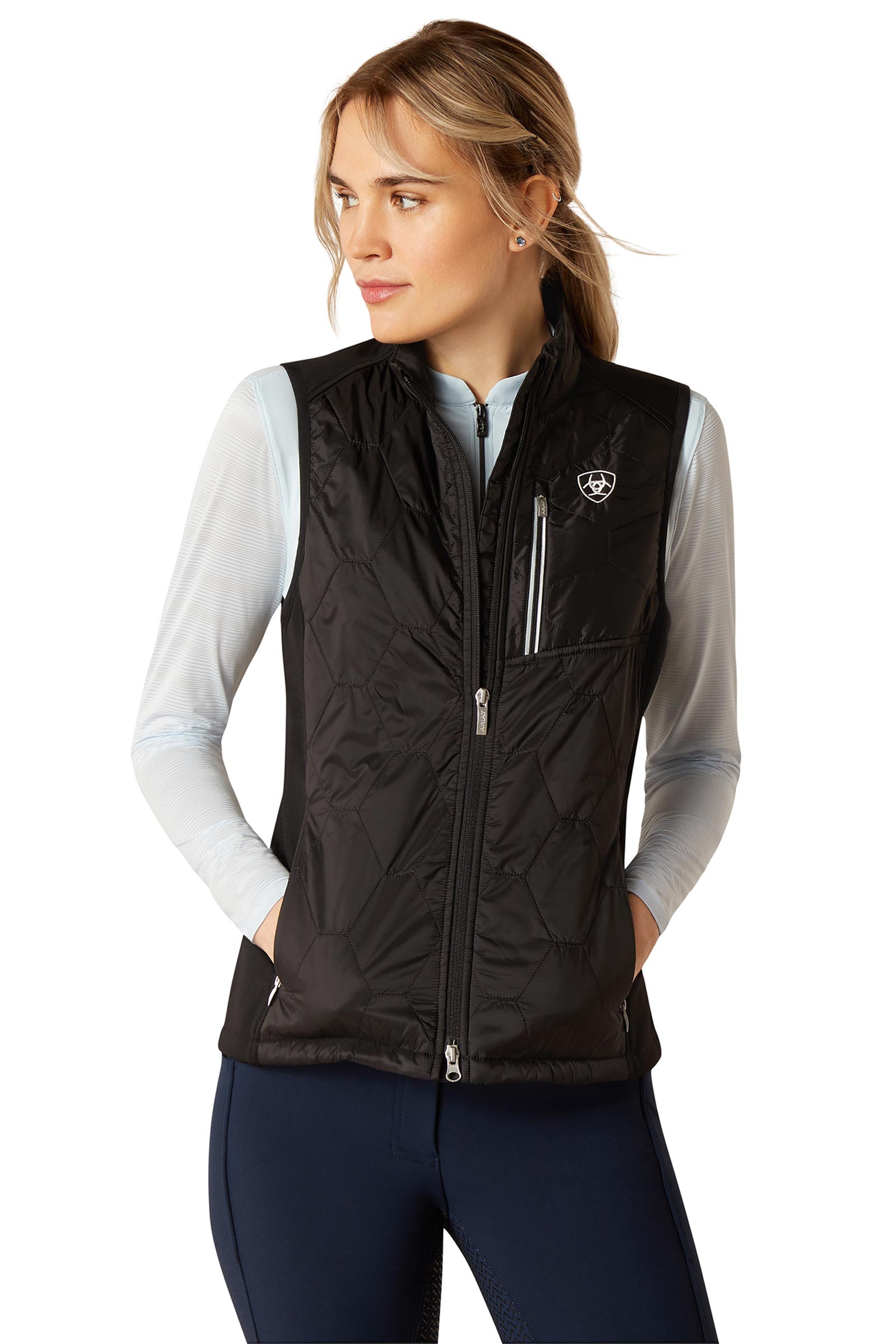 Black Ariat Fusion Women's Insulated Vest
