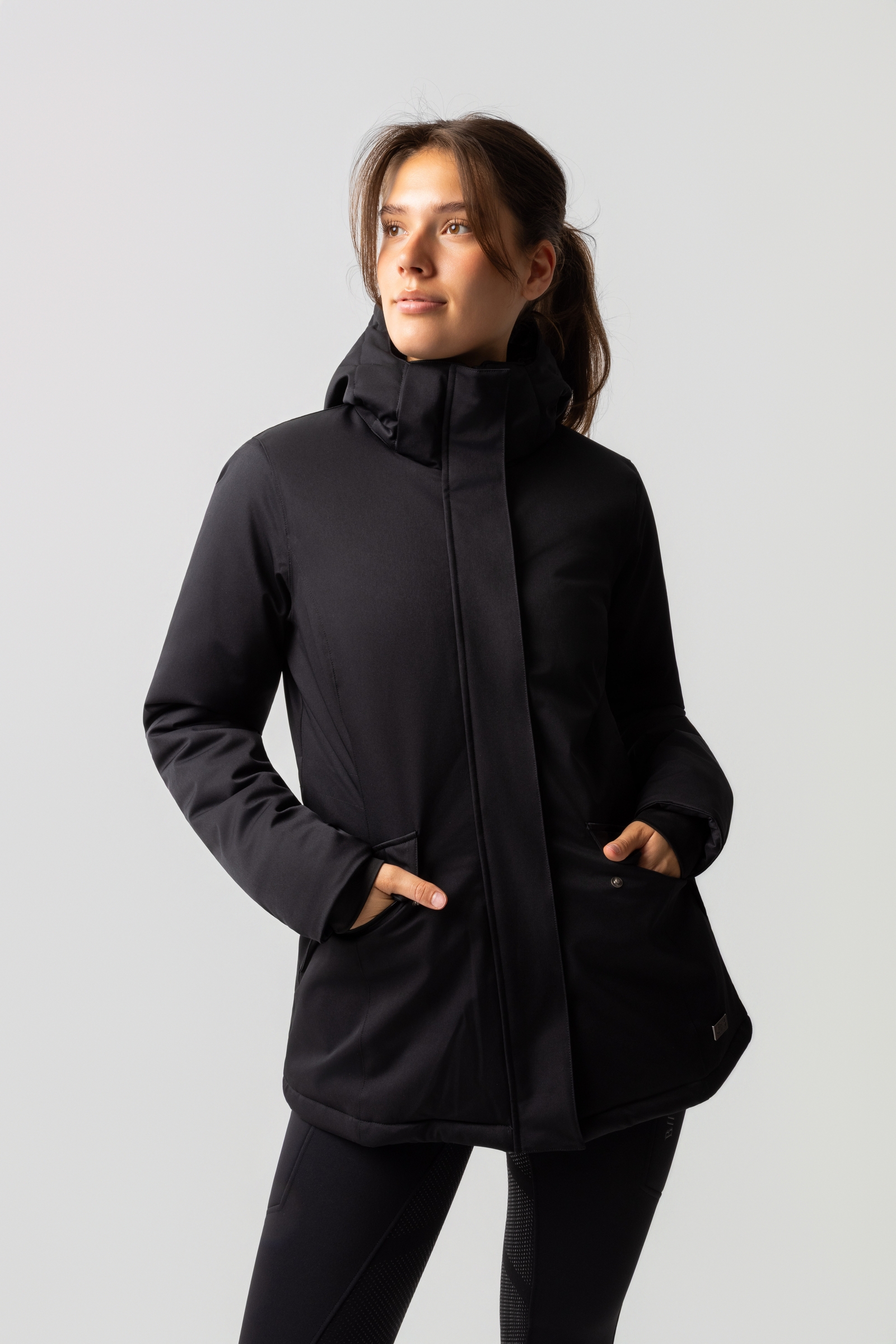 Black B Vertigo Dana Women's Winter Padded Riding Jacket