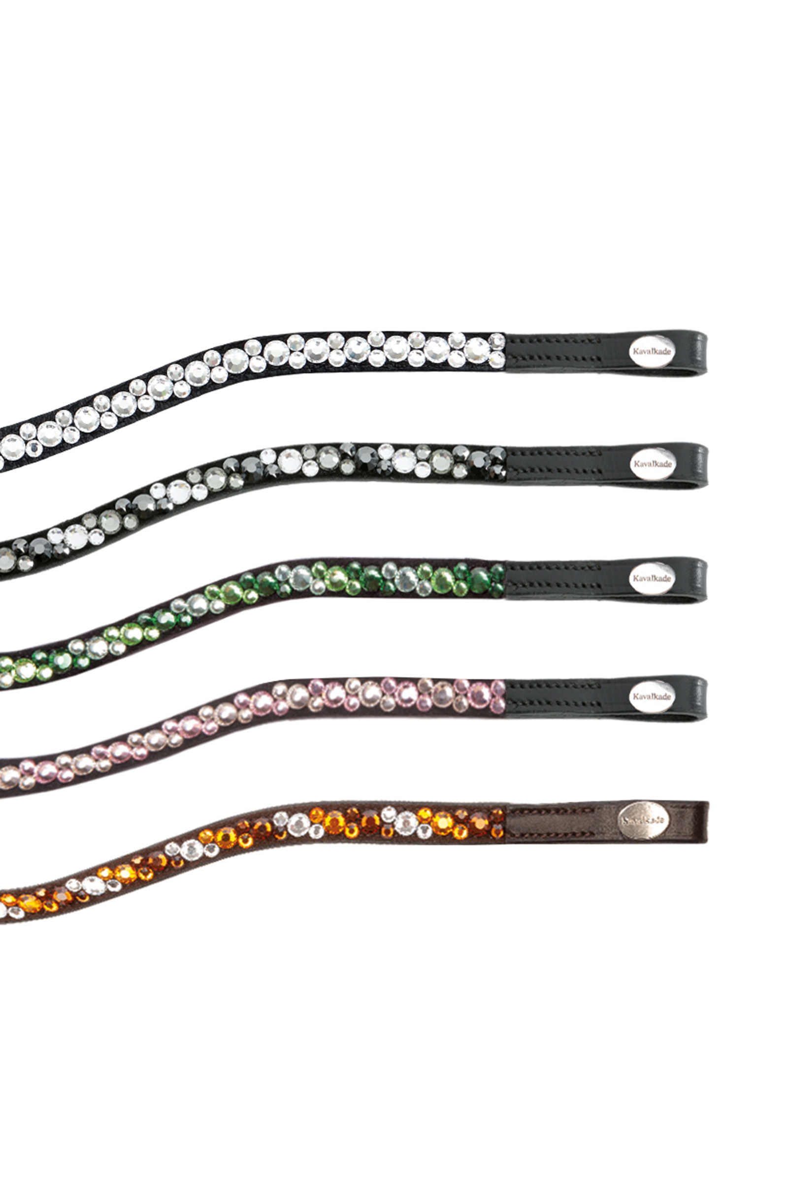 Black/Pink Kavalkade Sparkle Browband