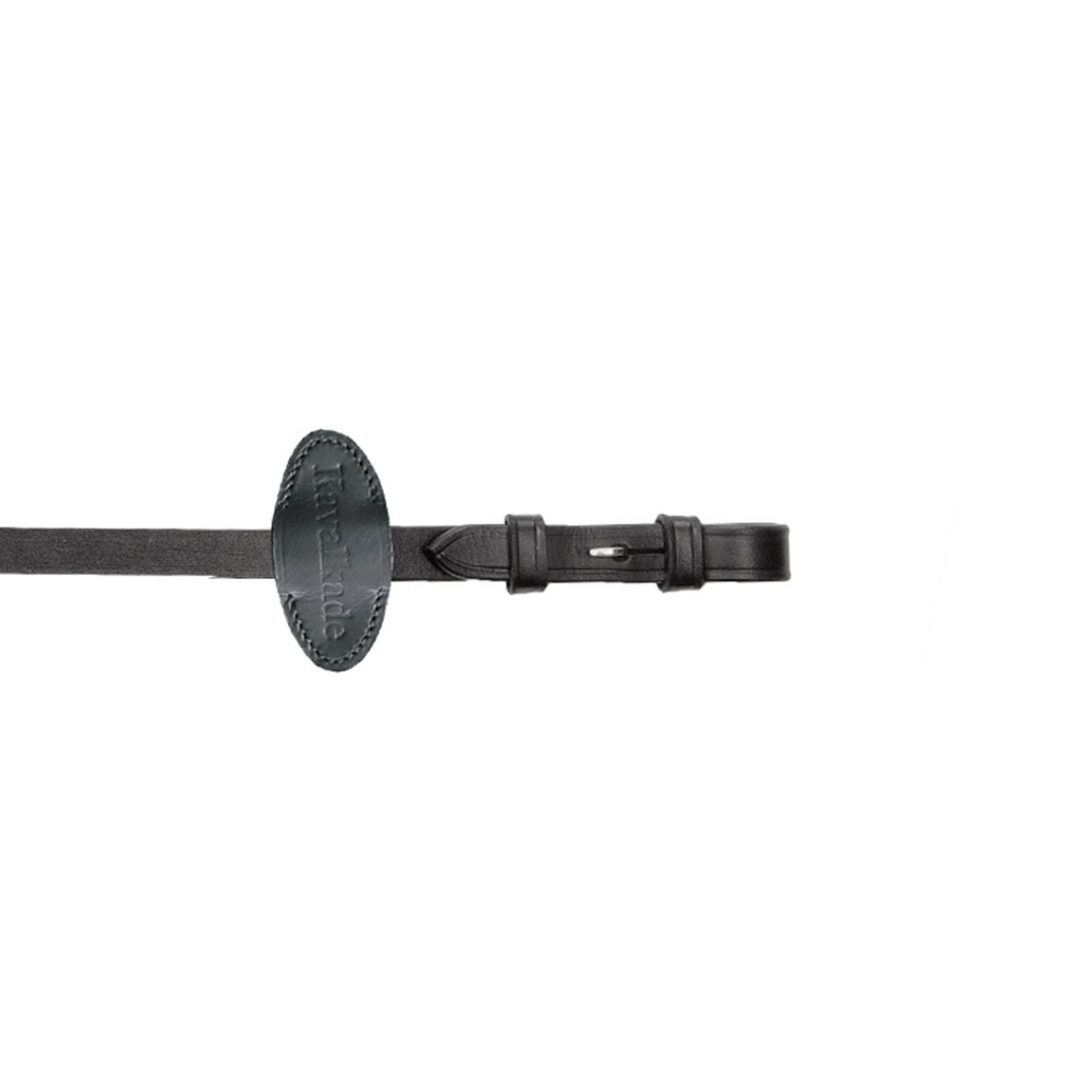 Kavalkade Rubberised Reins With Hooks and 5 Stops, 16 mm