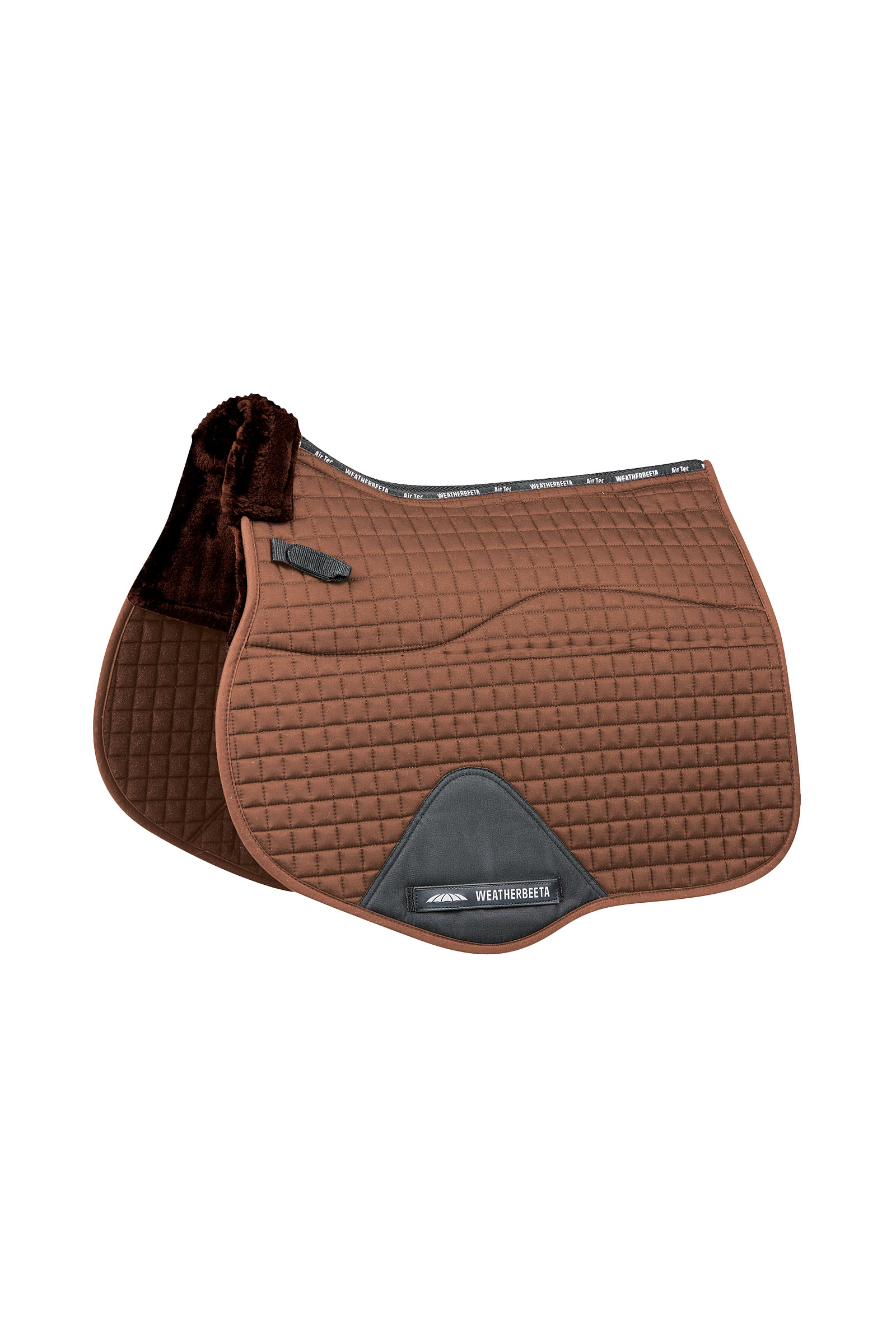 Brown Weatherbeeta Prime Comfy Fleece All Purpose Saddle Pad