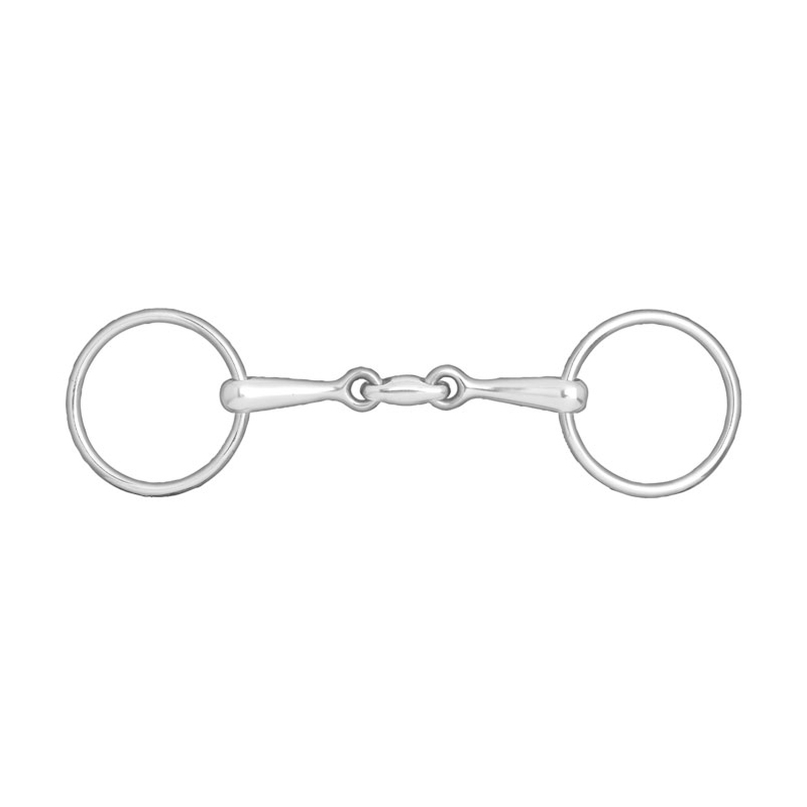 Horze Double-Jointed Loose Ring Snaffle, 14mm