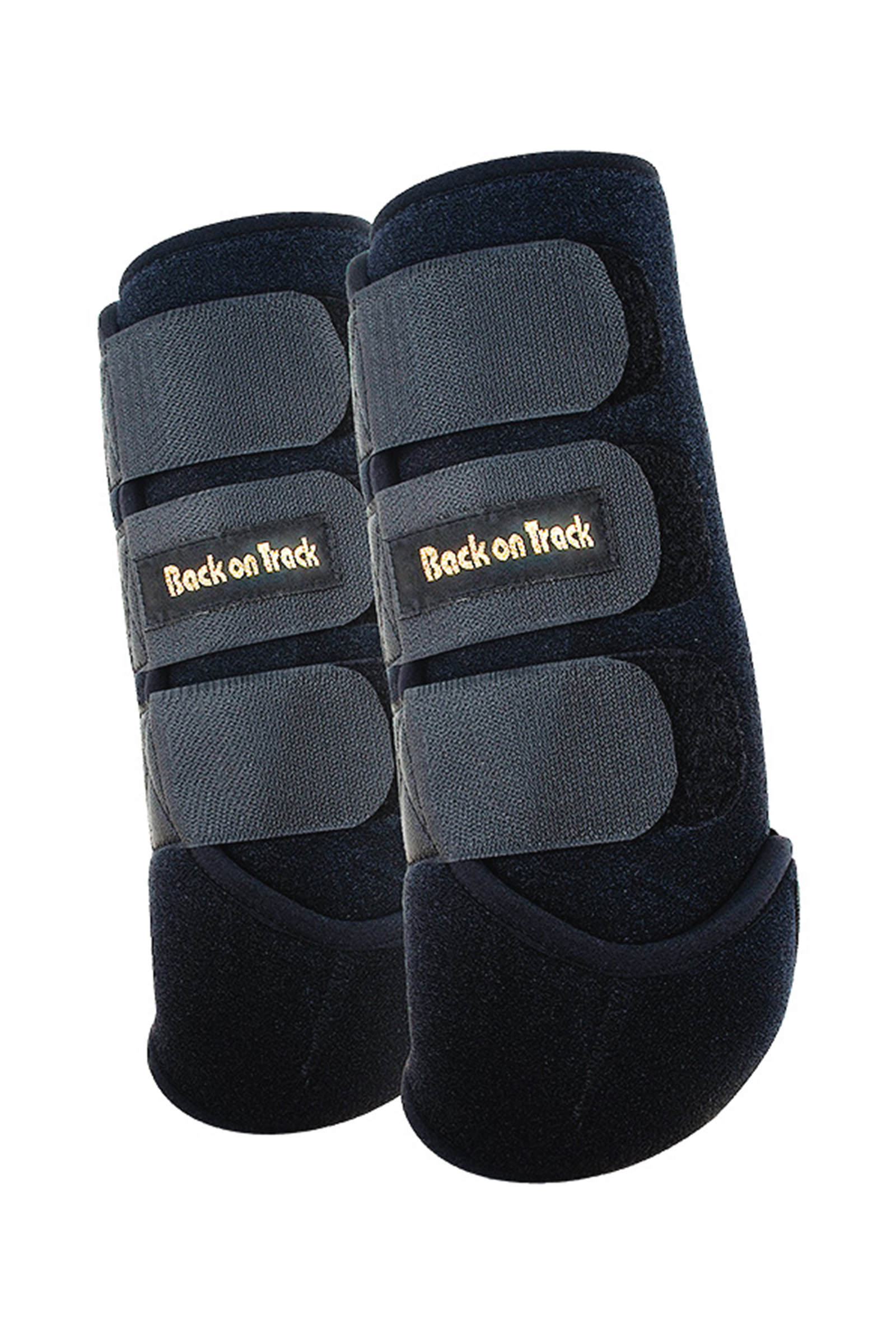 Black Back on Track Exercise Boots, Hind
