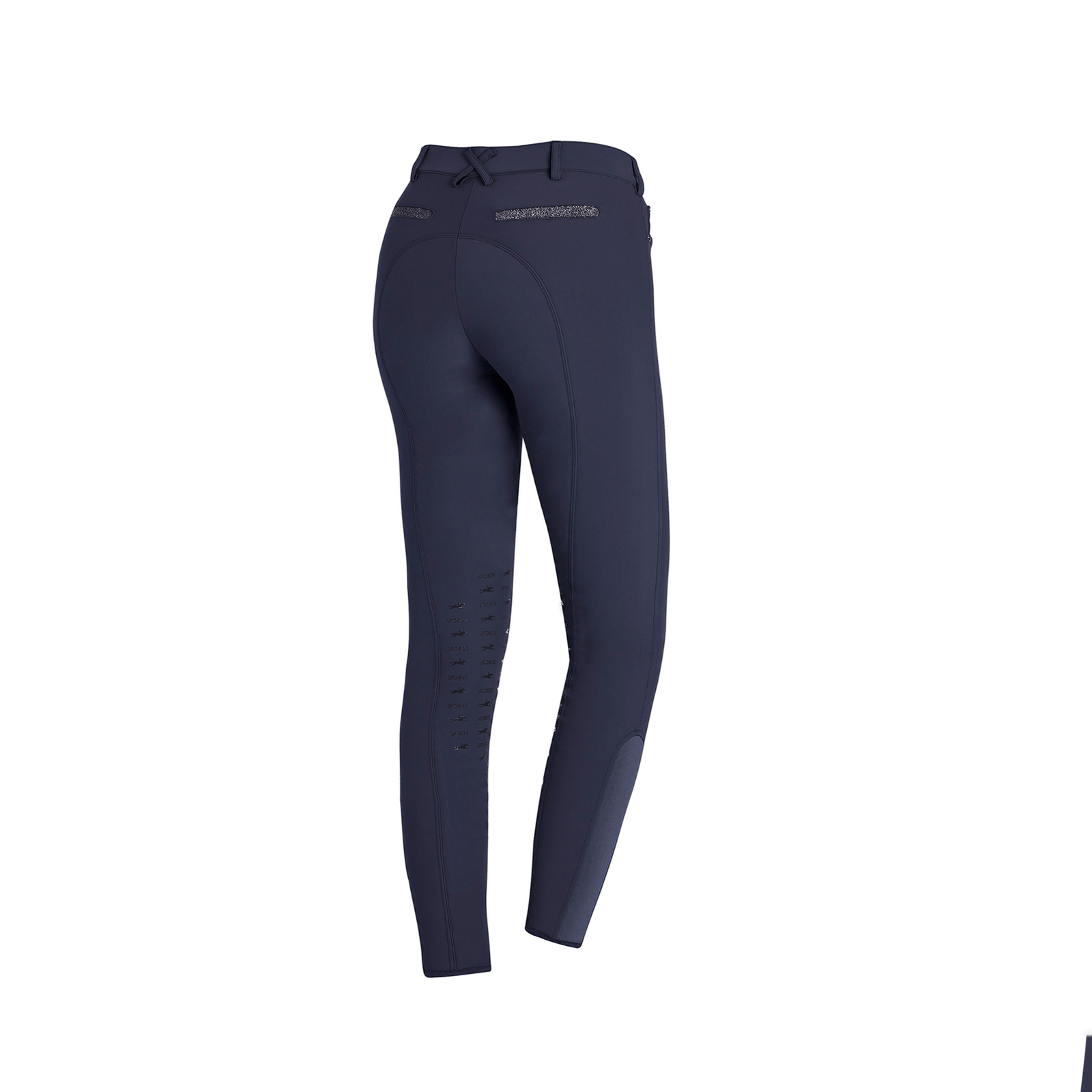 Dark Blue Schockemöhle Sports Livia Knee Grip Breeches for Women