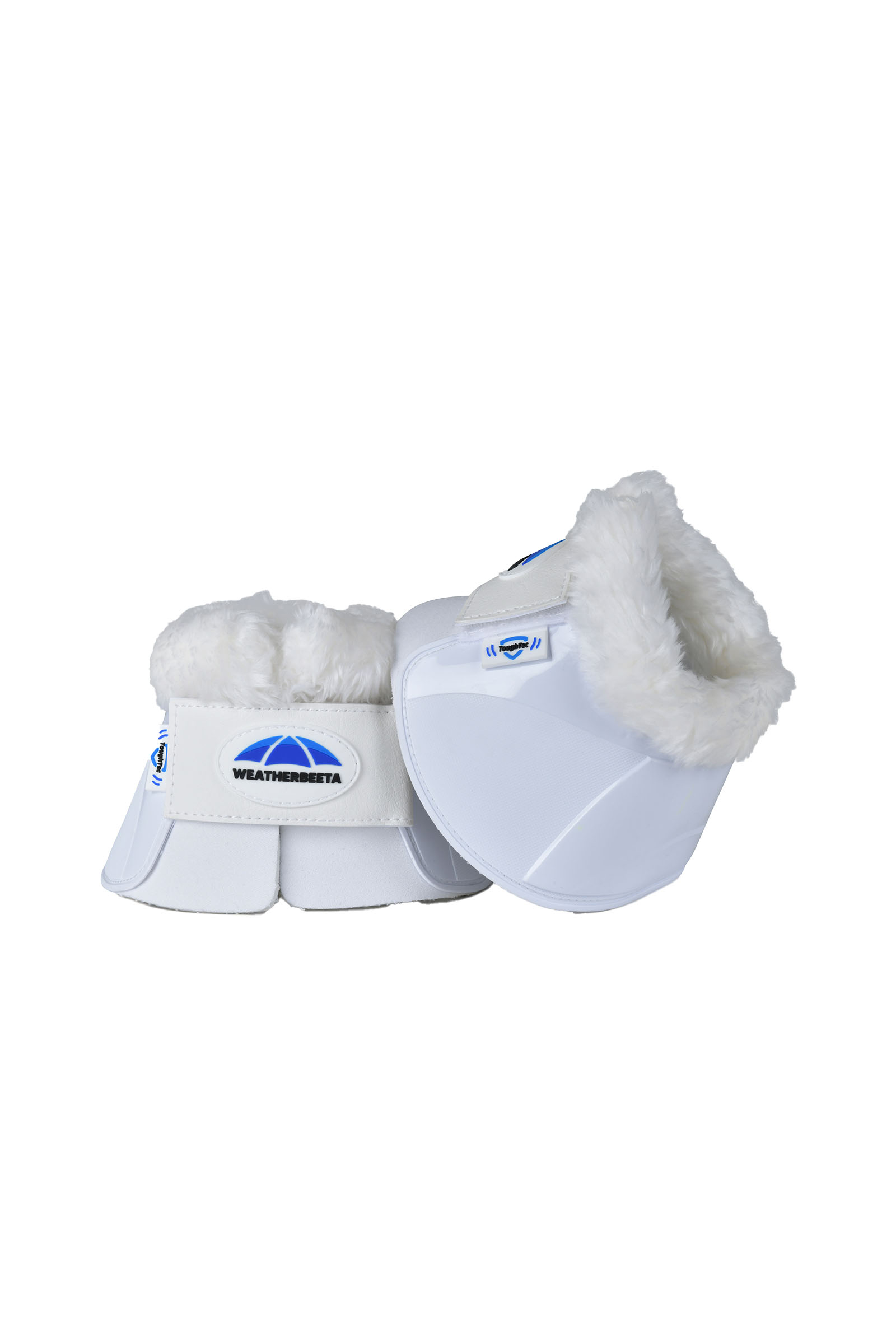 White/White Weatherbeeta Tough-Tec Impact Fleece Trim Bell Boots