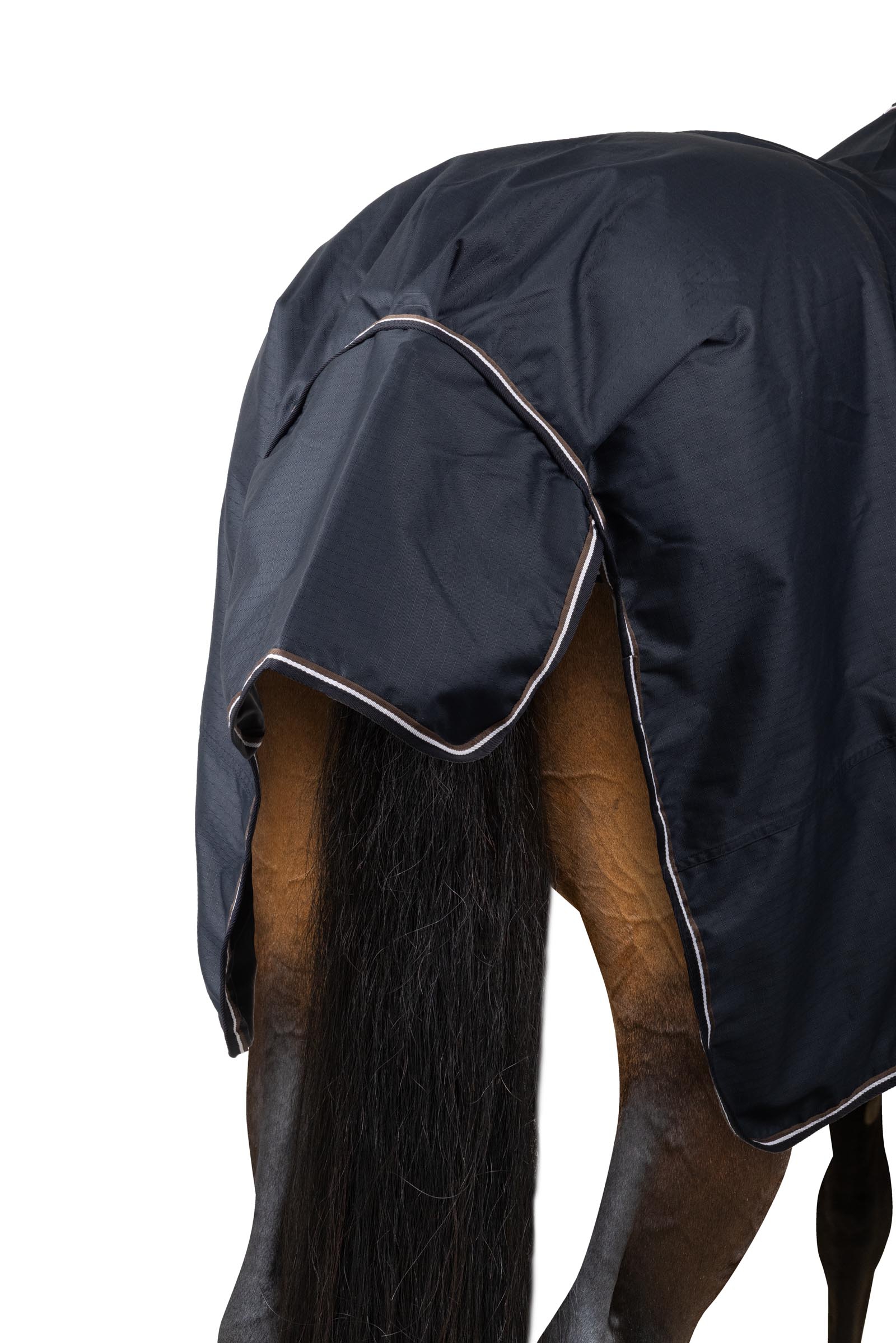 Horze Glasgow Turnout Rug with Fleece Lining and Reflective Accents, 0g