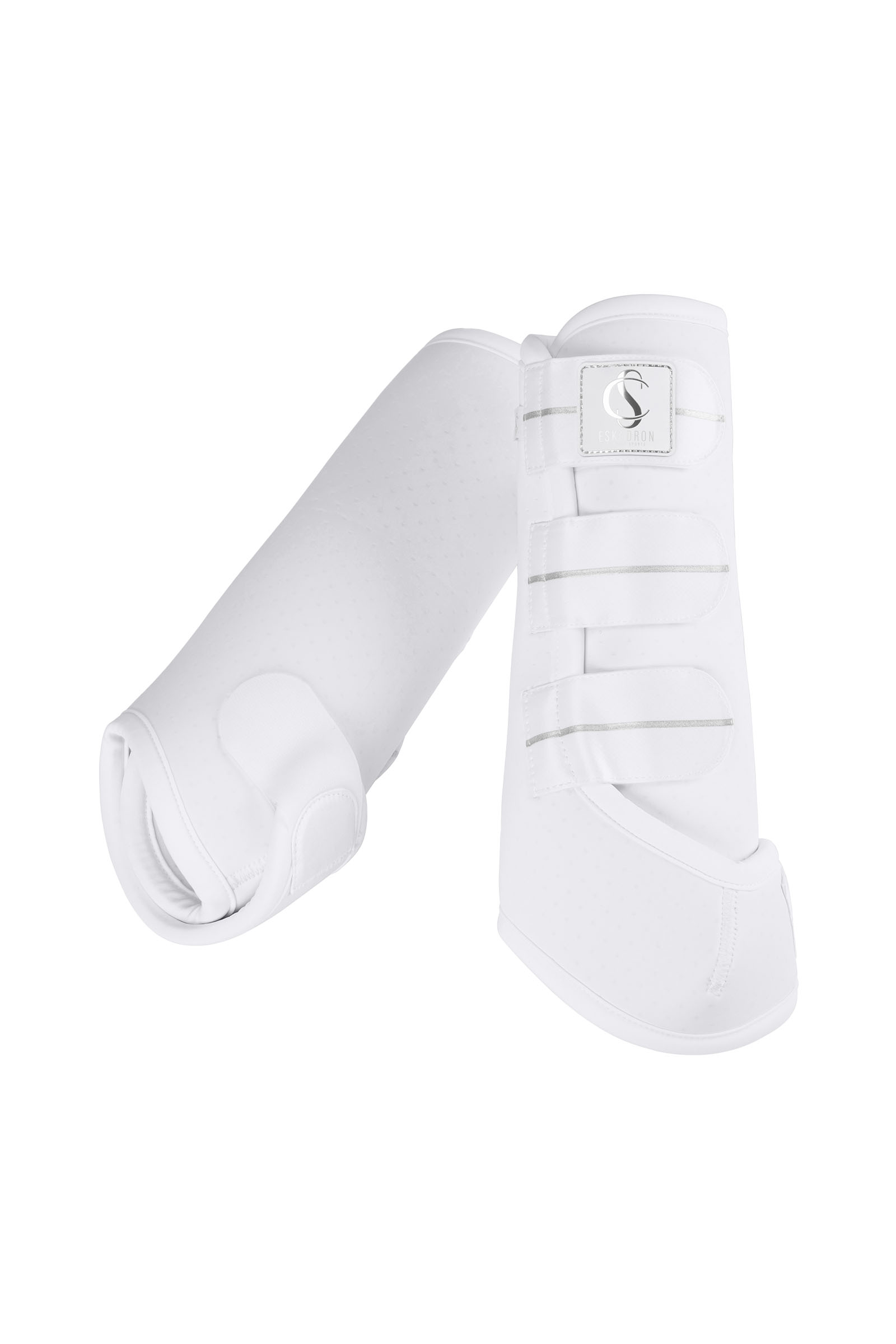 white Eskadron Classic Sports SS25 Pro Dressage Tendon Boots, Hind