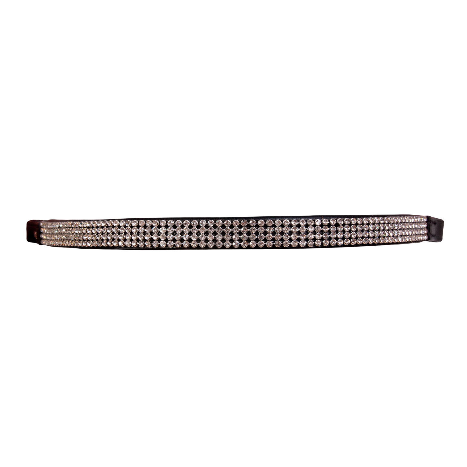 WH/AB Karlslund Browband 4 rows crystals