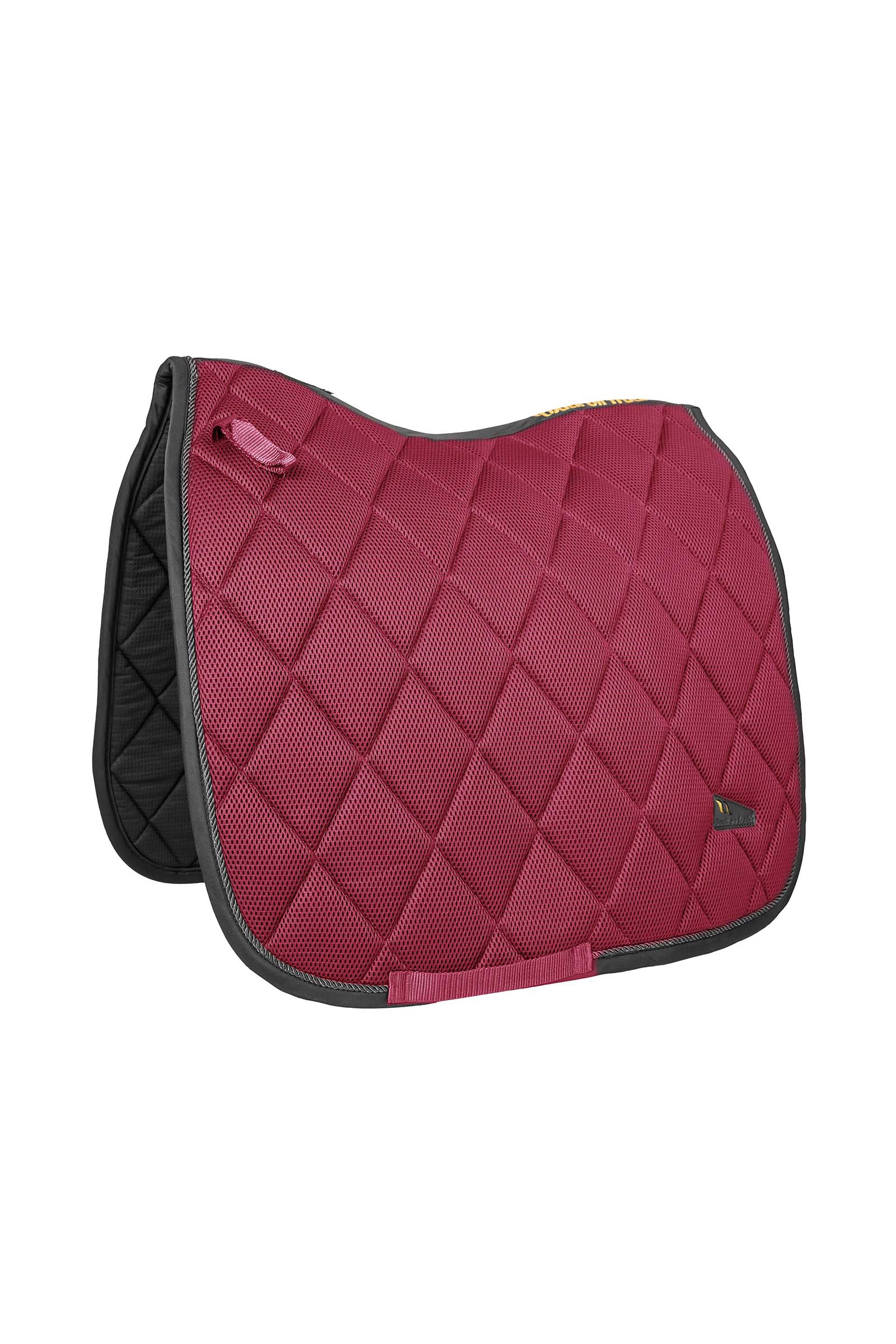 Wine Red Back on Track Airflow Dressage Saddle Pad
