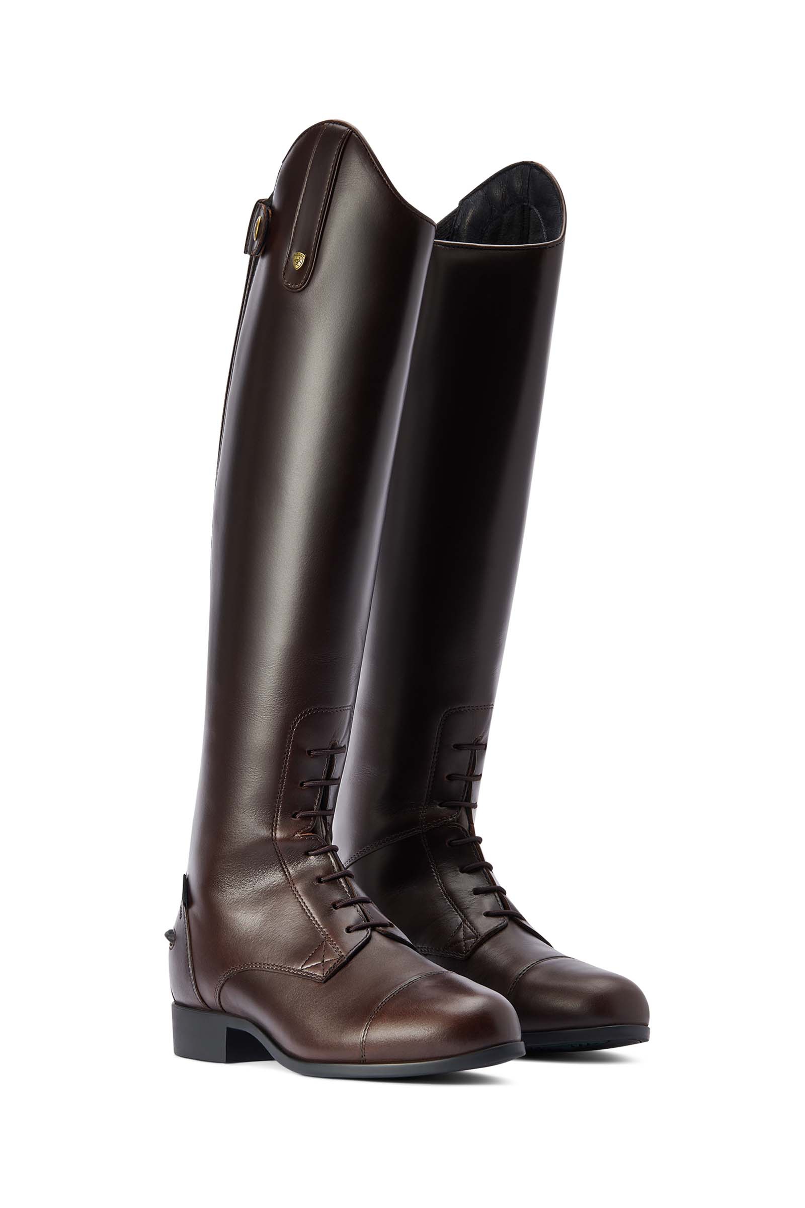 Chocolate Brown Ariat Heritage Contour II H2O Women's Insulated Riding Boots