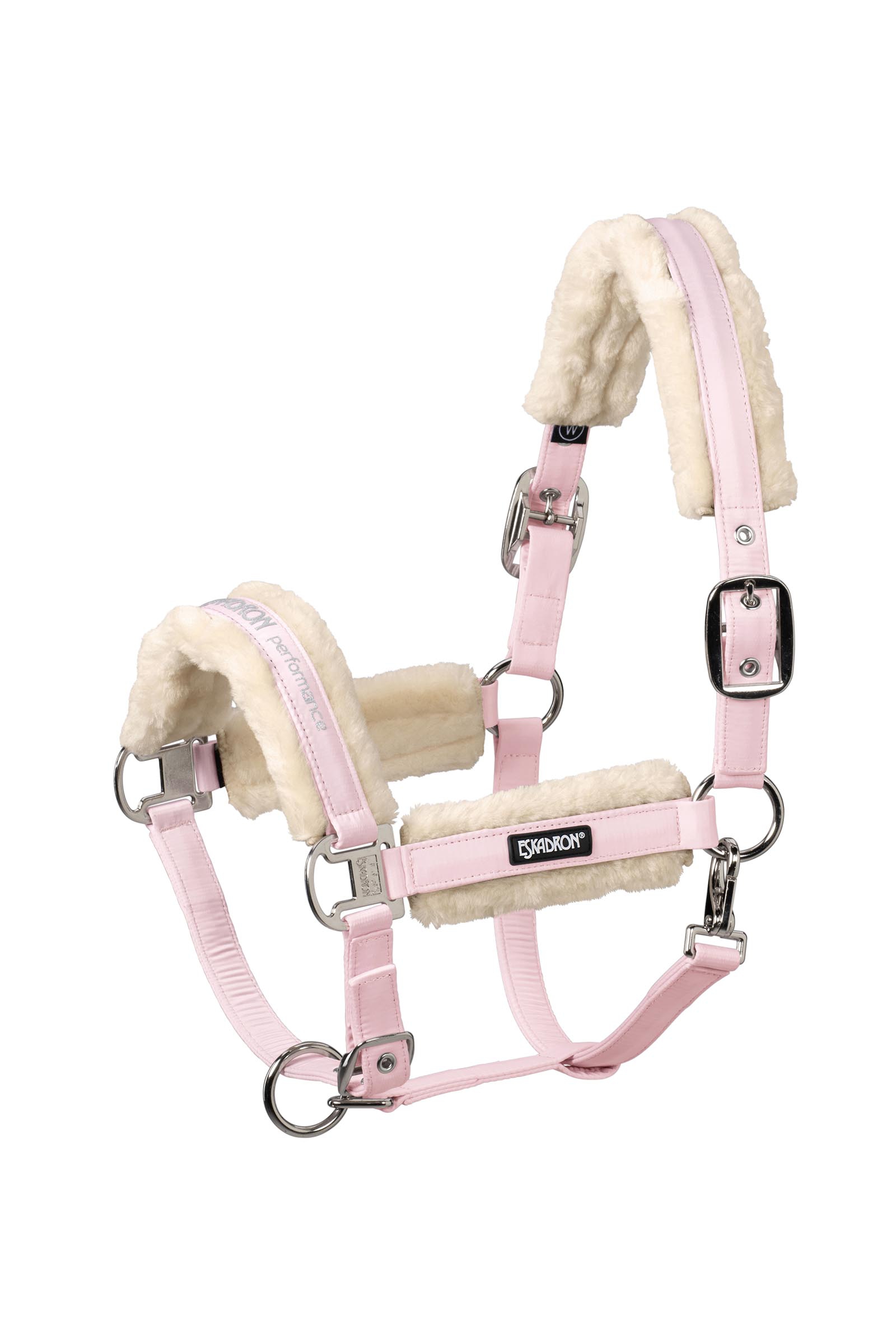 Powderrose Eskadron Faux Fur Halter Double Pin