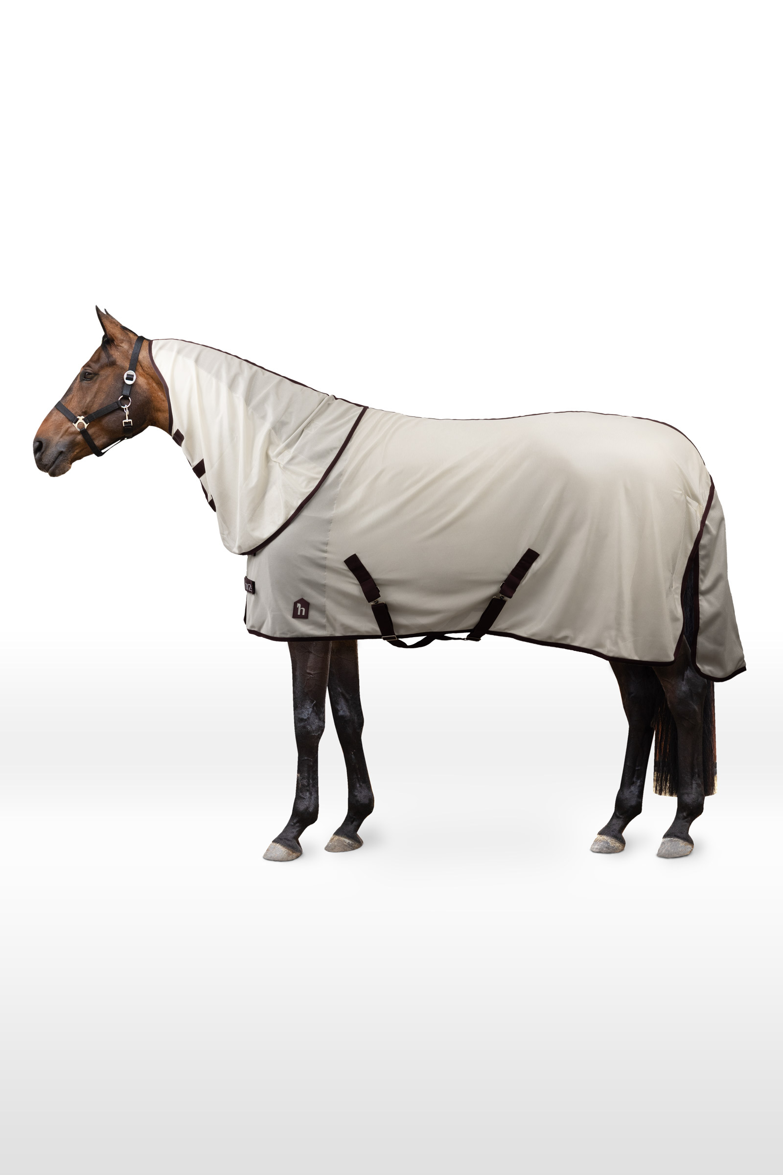 Windsor wine Horze Paso Fino Fly Rug with Detachable Neck and UV Protection