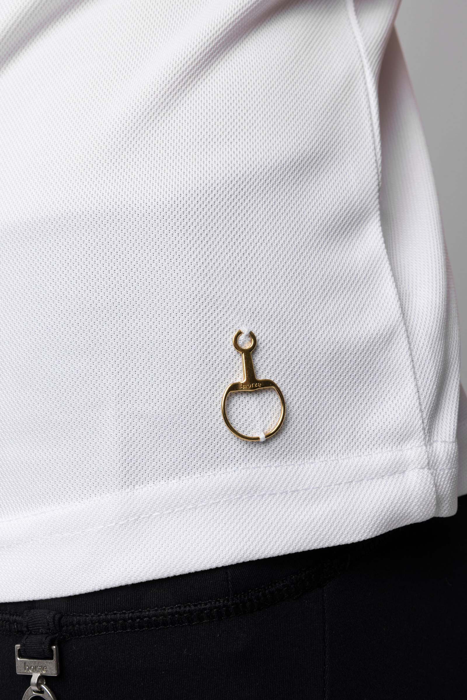 Horze Christel Kids Short Sleeve Ruffle Show Shirt