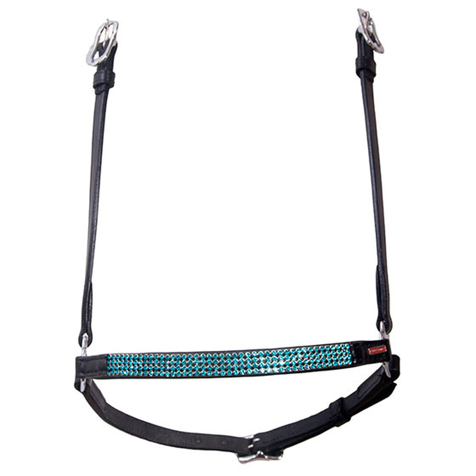 Karlslund Hannoveran noseband, 4 rows crystals