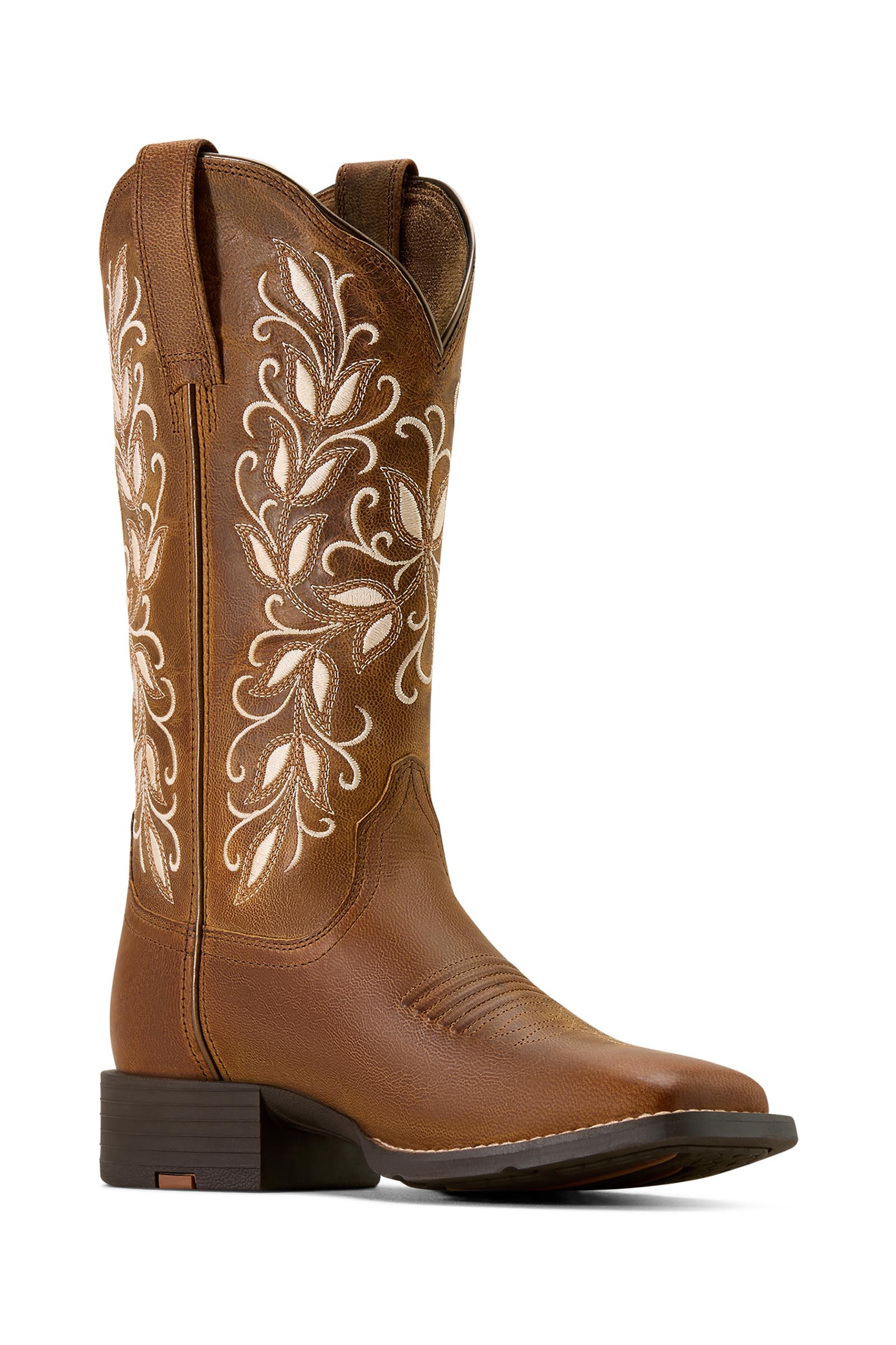 Ariat Women's Round Up Holly Wide Square Toe Western Boots