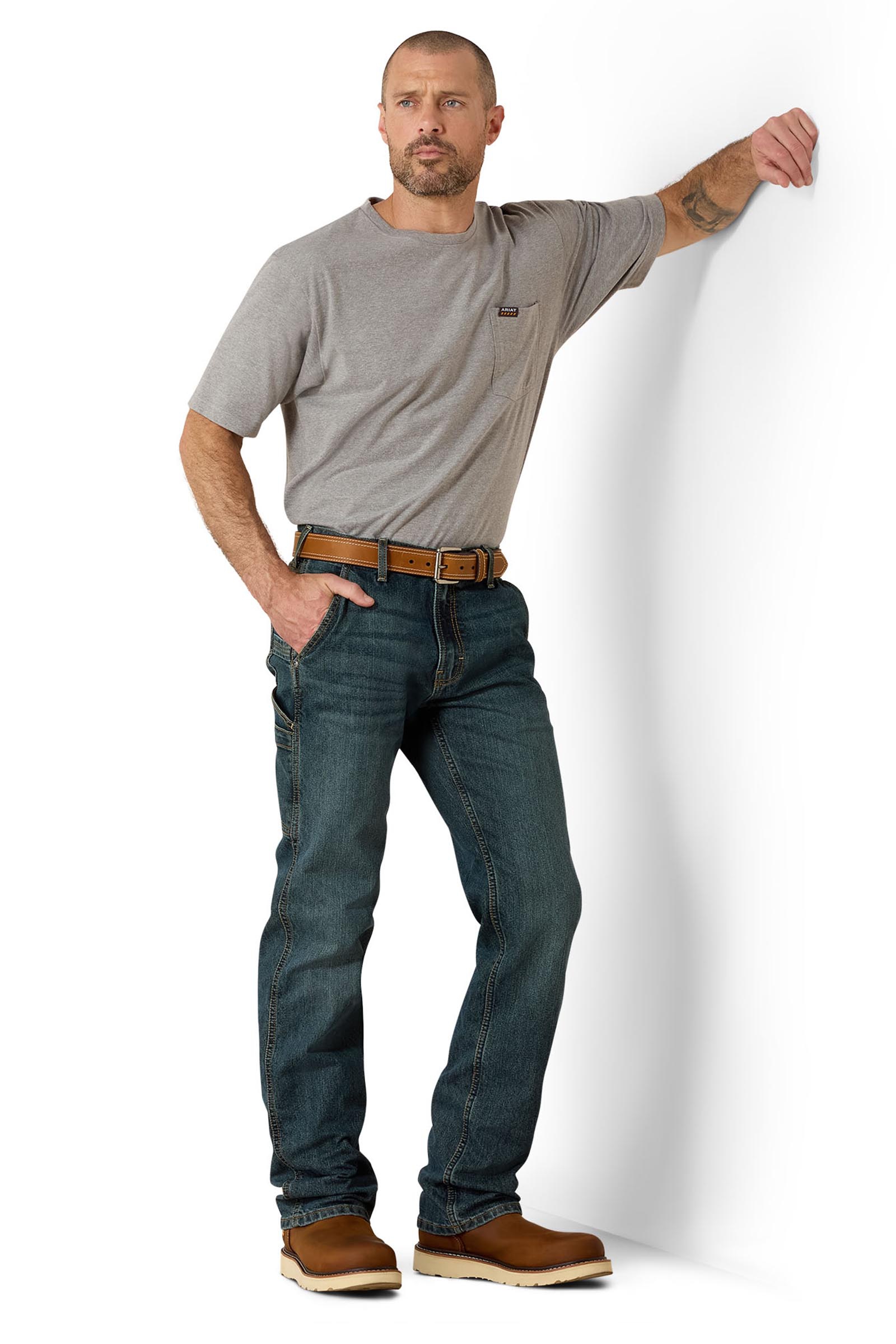 Ariat Rebar M7 Slim DuraStretch Men's Workhorse Straight Leg Jeans