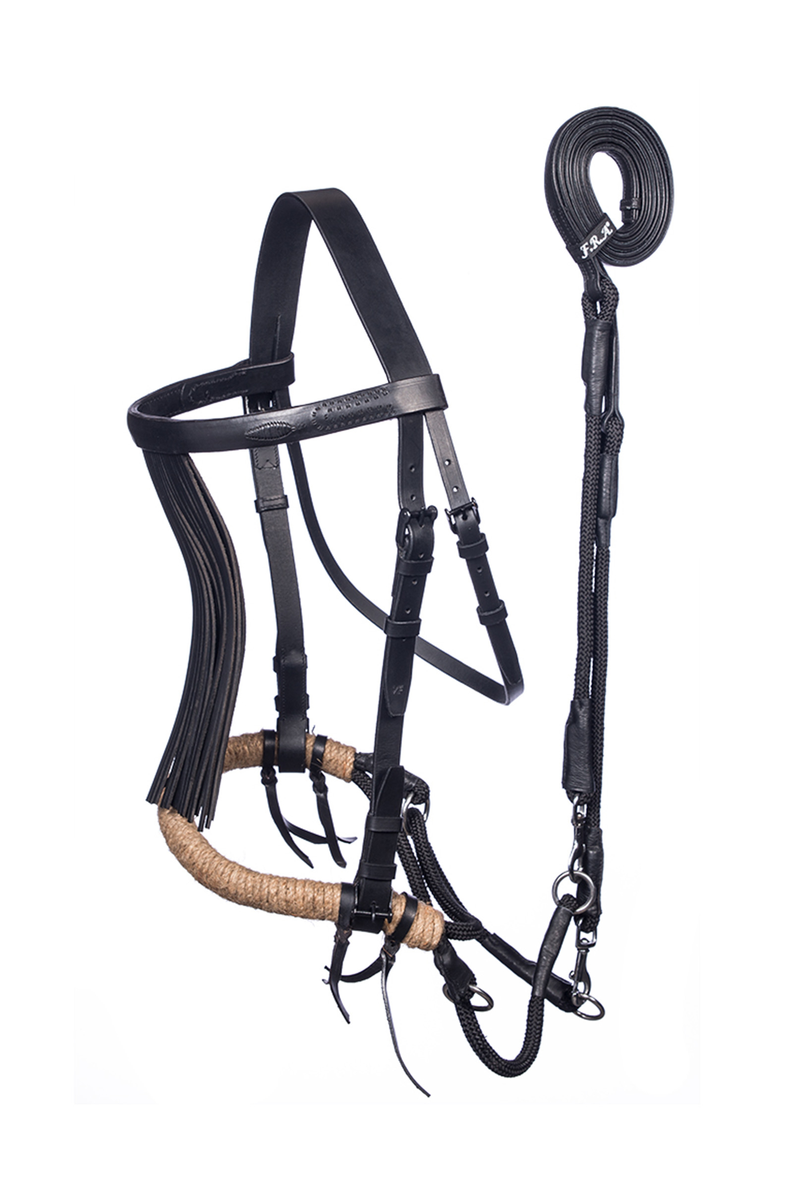 F.R.A. Freedom Riding Articles Tinver Bitless Bridle With Reins (System 4), Shire
