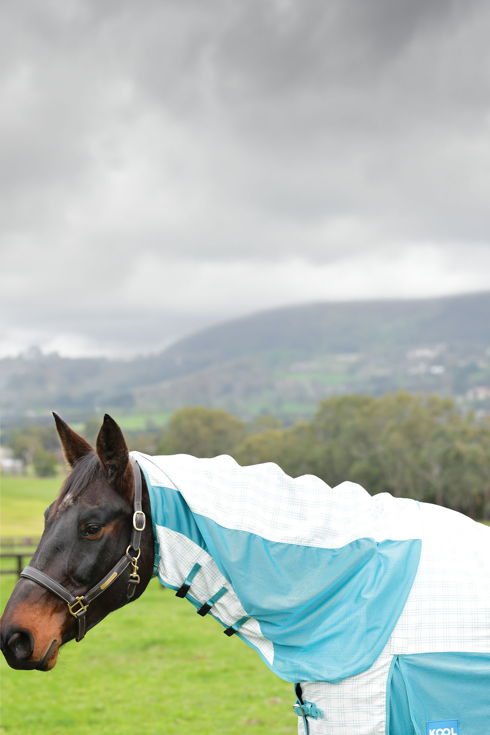 Weatherbeeta Kool Coat Cotton Airstream Ii Detach-A-Neck