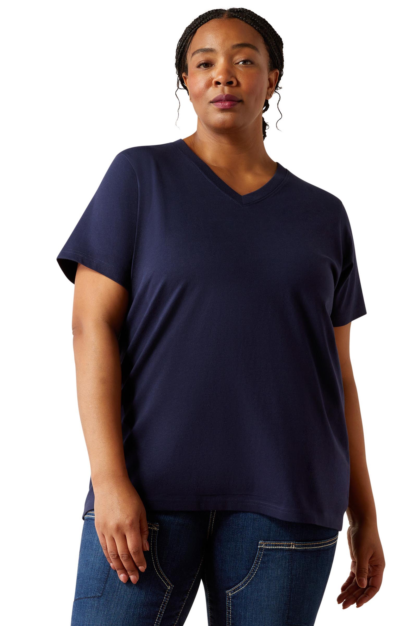 Ariat Rebar CottonStrong Women's V-Neck T-Shirt