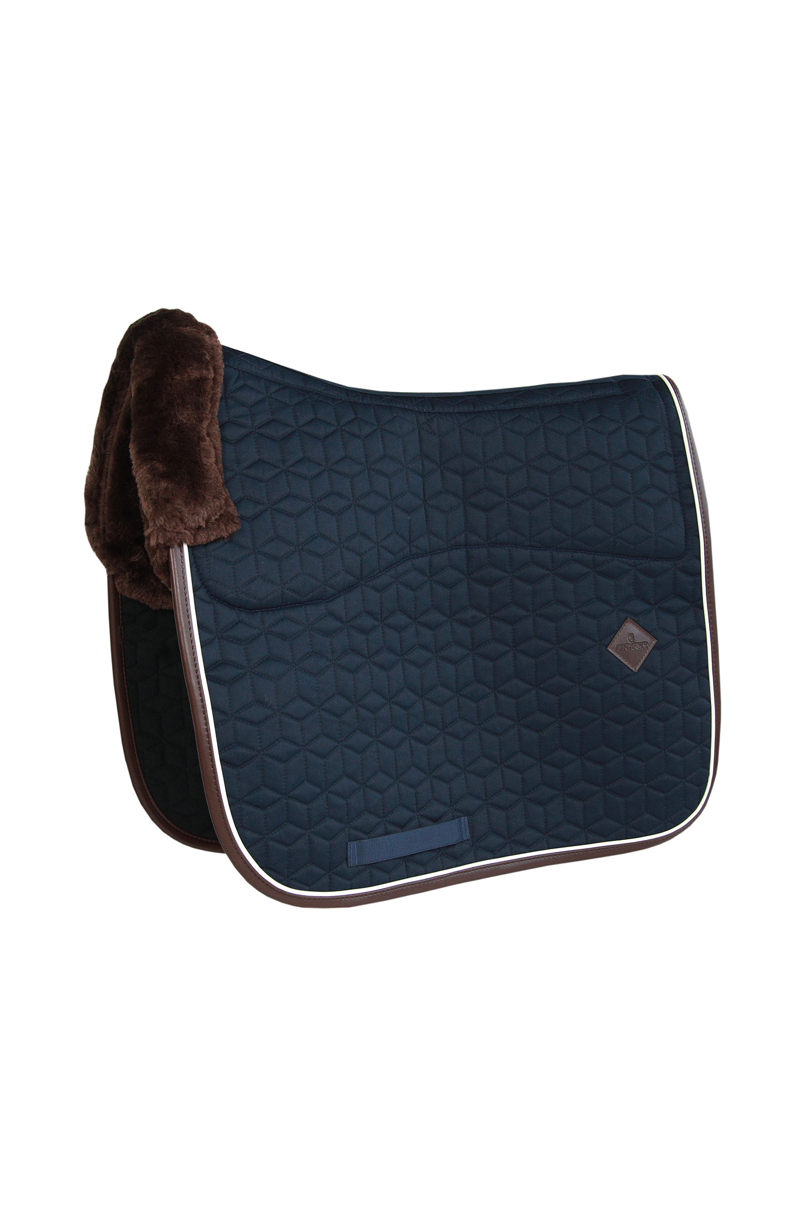 Dark Blue Kentucky Horsewear Skin Friendly Dressage Saddle Pad