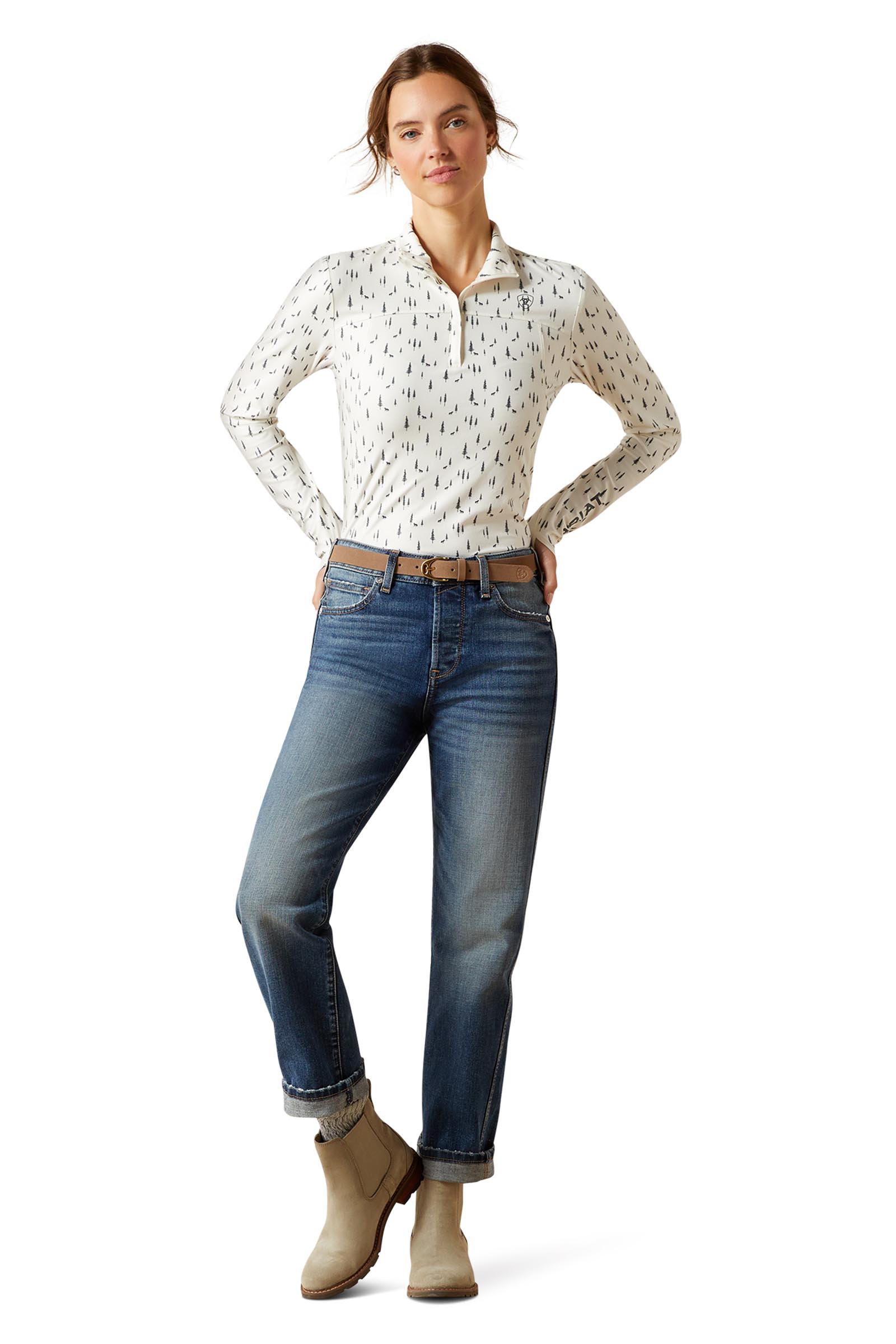 Ariat Lowell 3.0 Women&acute;s 1/4 Zip Baselayer Shirt