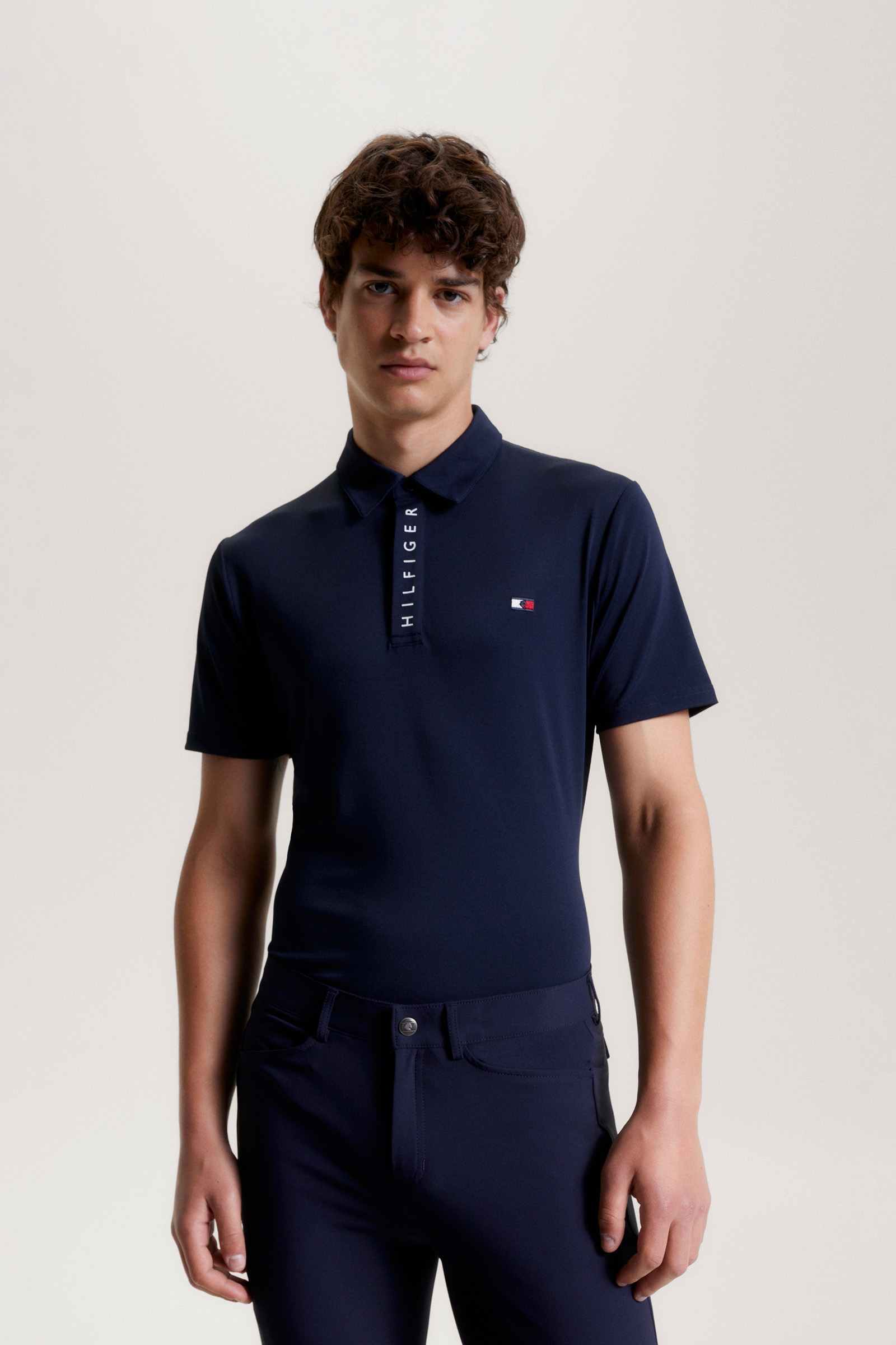 Tommy Hilfiger Equestrian Harlem Short Sleeve Logo Polo Shirt