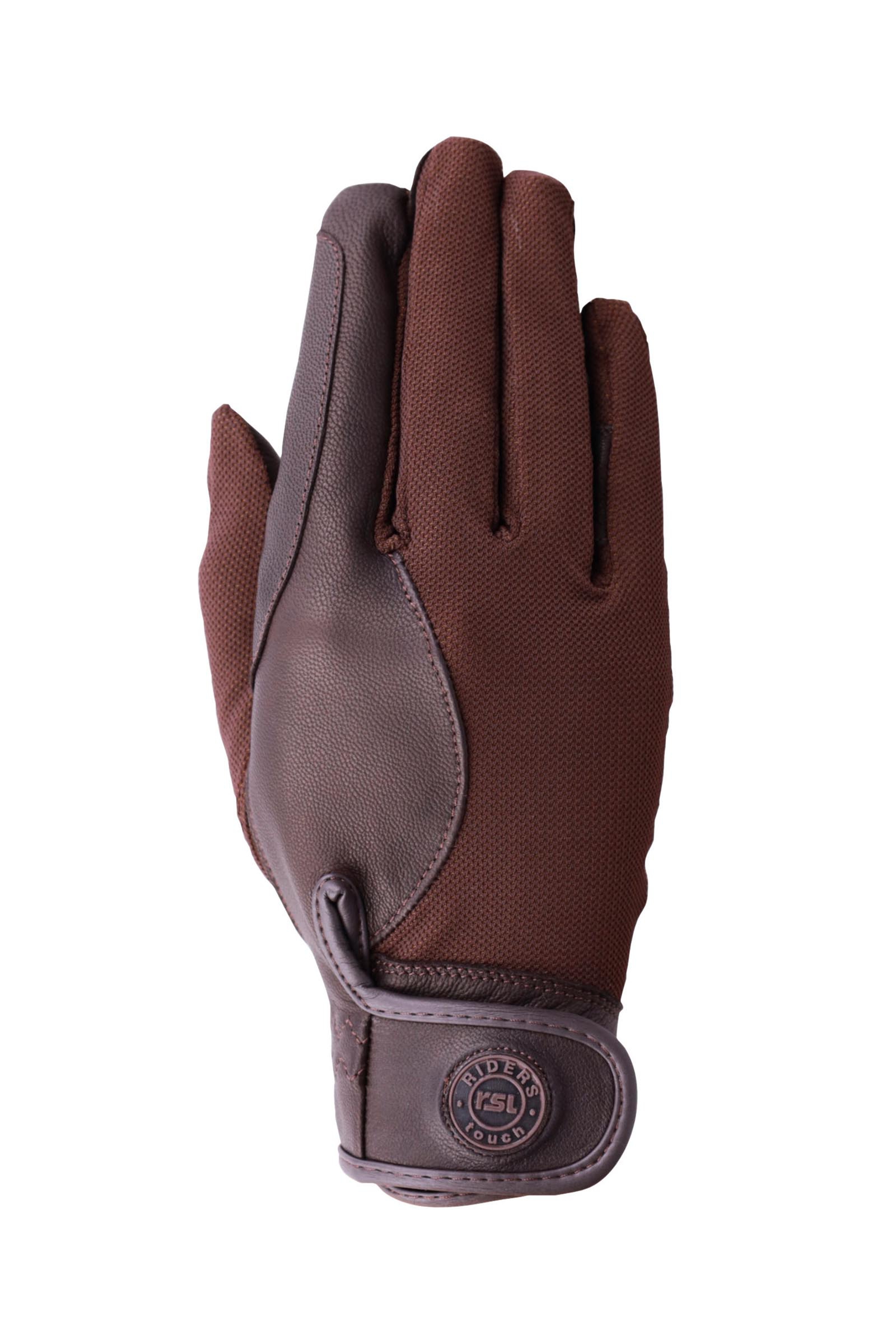 Brown RSL Osaka Goat Leather Riding Gloves