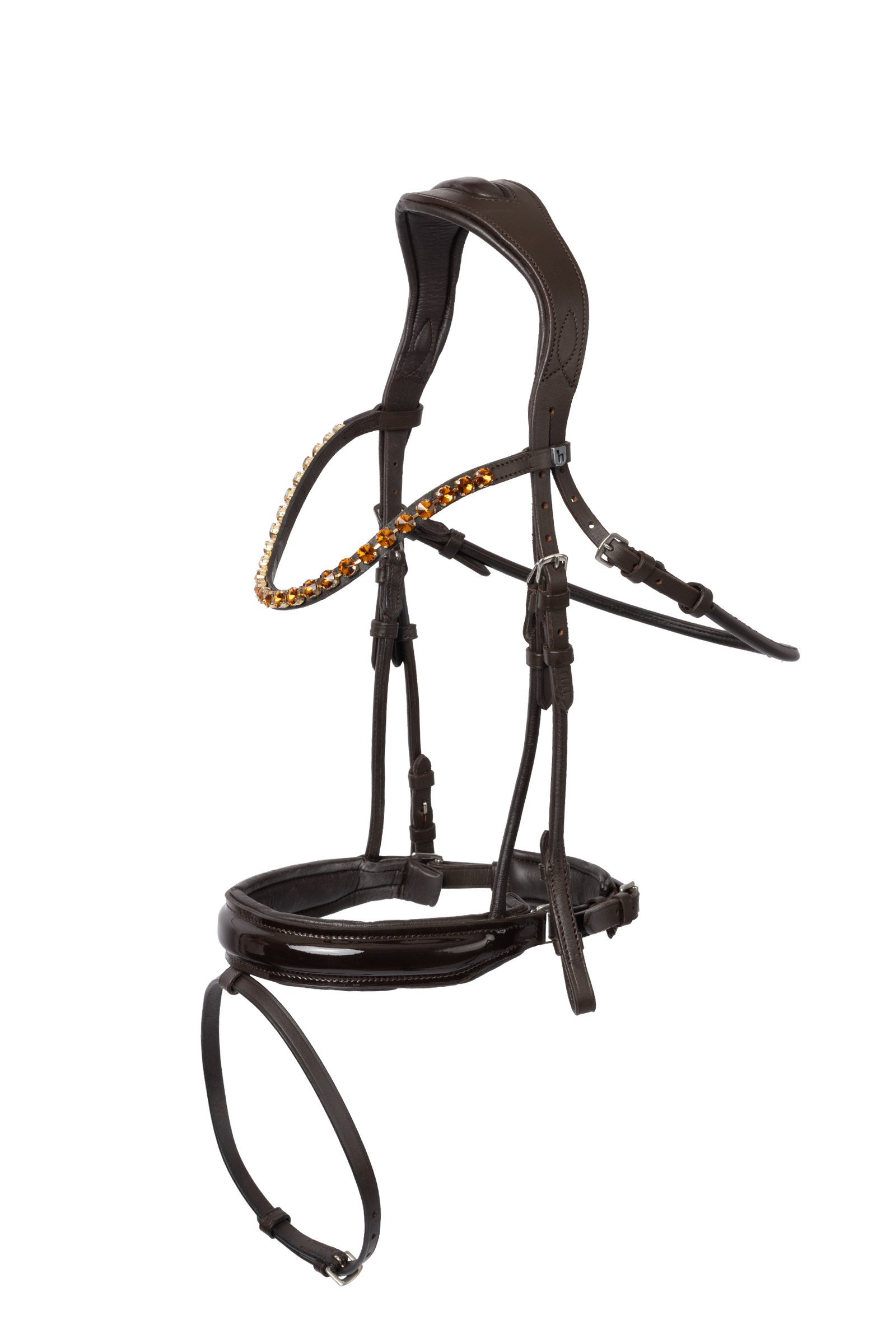 Dark Brown Horze Clermont Anatomic Bridle