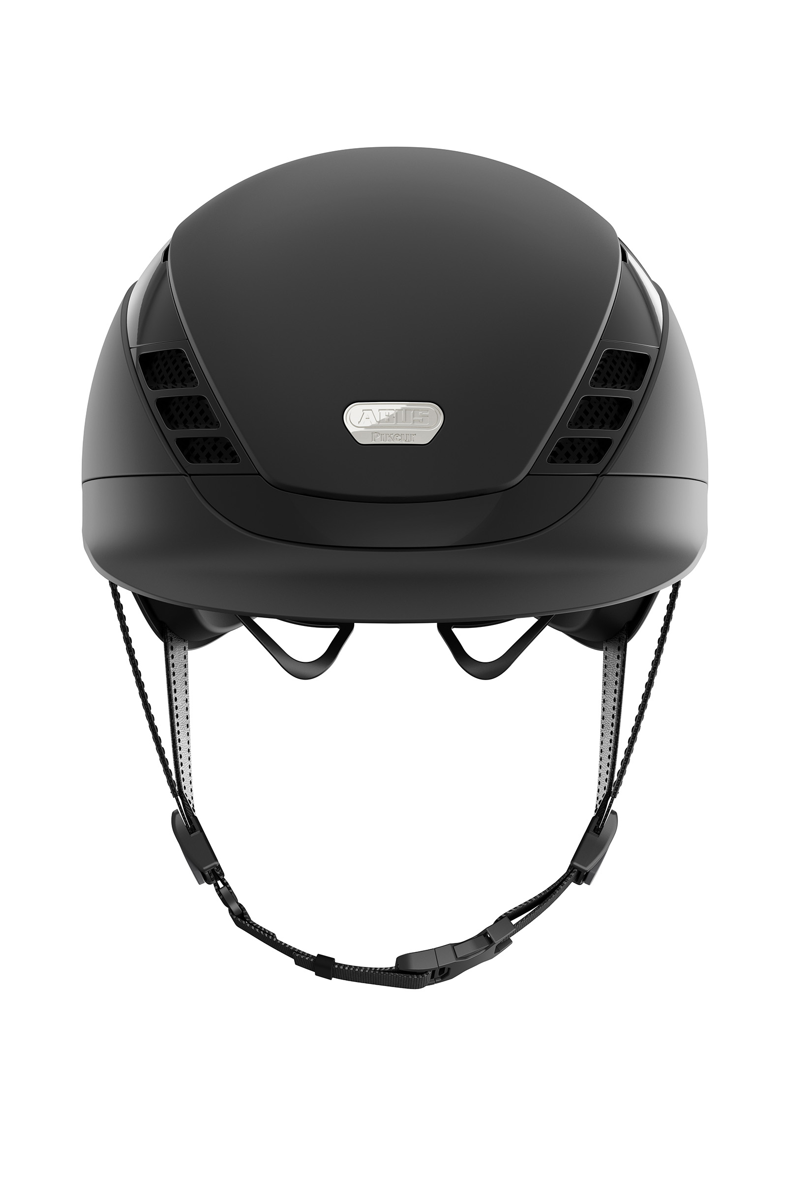 Black Abus Pikeur AirLuxe Pure Riding Helmet