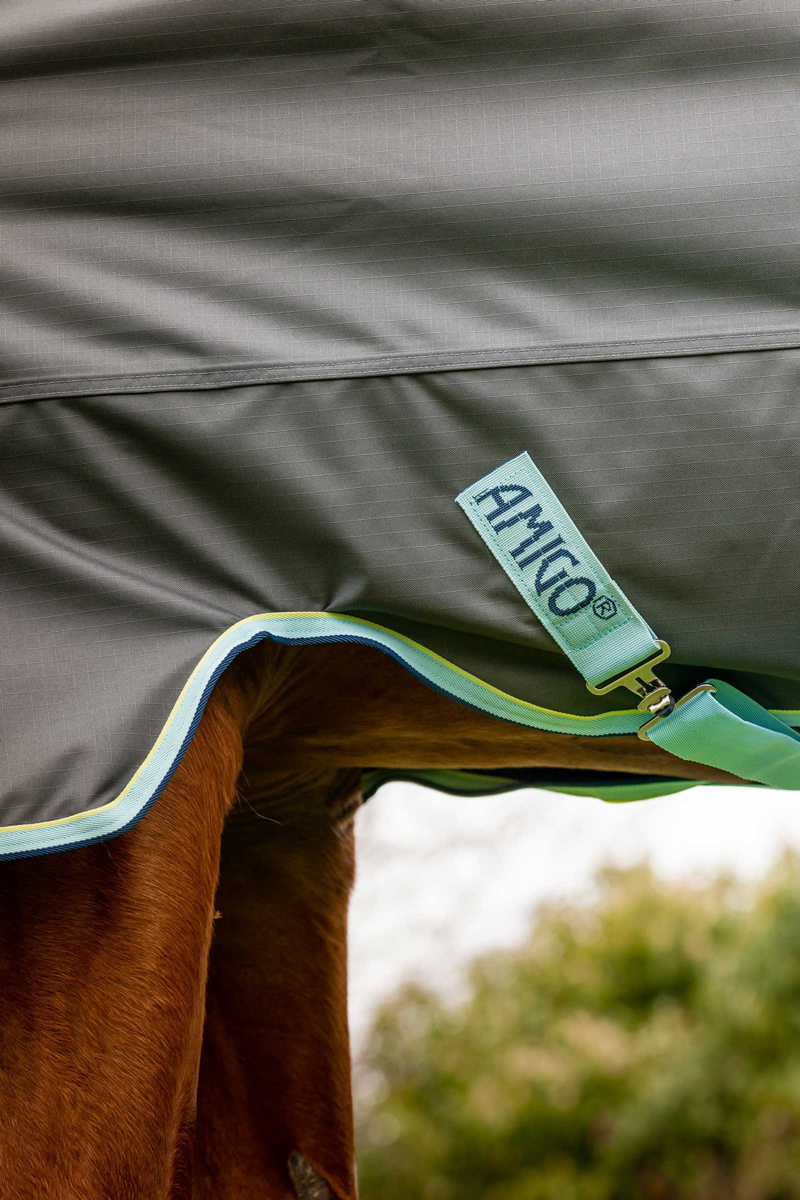 Horseware Amigo Hero Ripstop Plus Turnout Rug With Detachable Neck, 200g