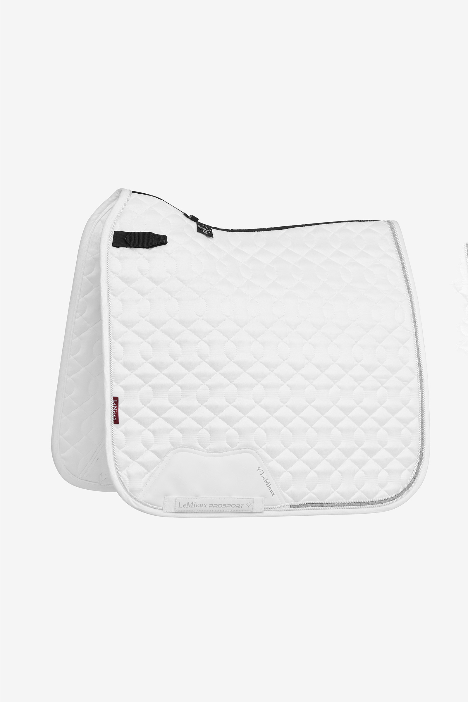 White LeMieux Crystal Suede Dressage Pad