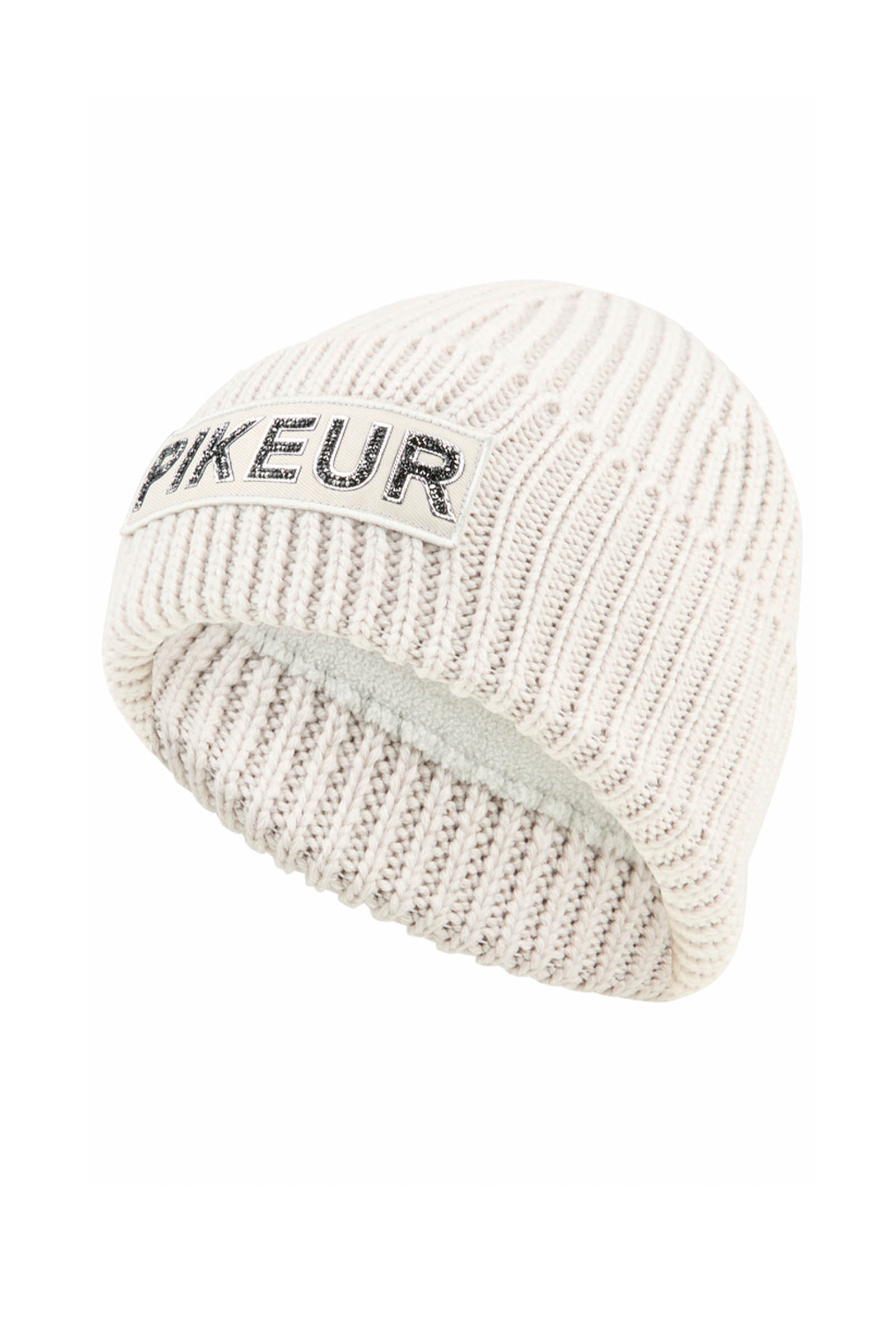 Pale Grey Pikeur Selection Beanie