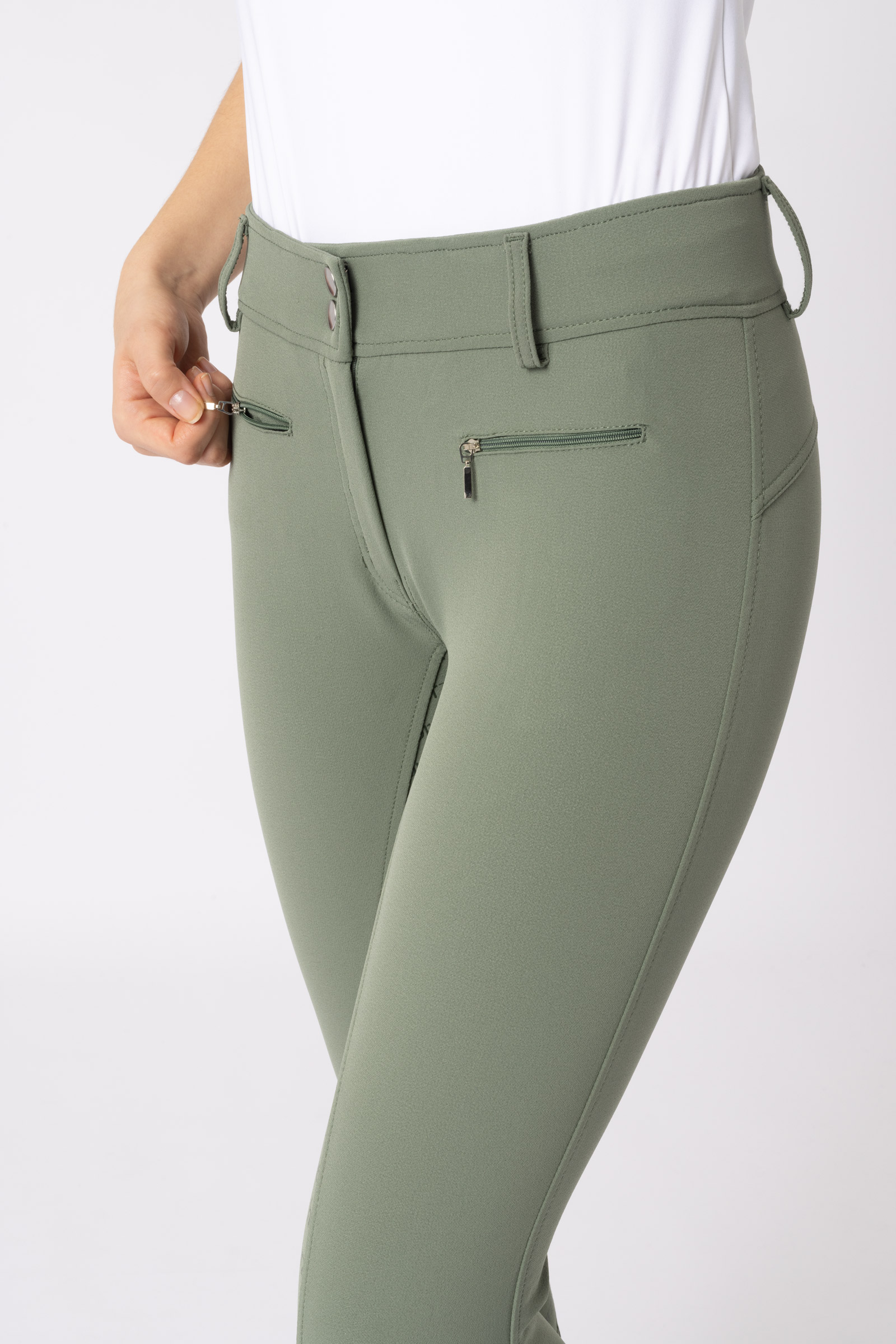 Horze Women's High Waist Silicone Full Seat Breeches