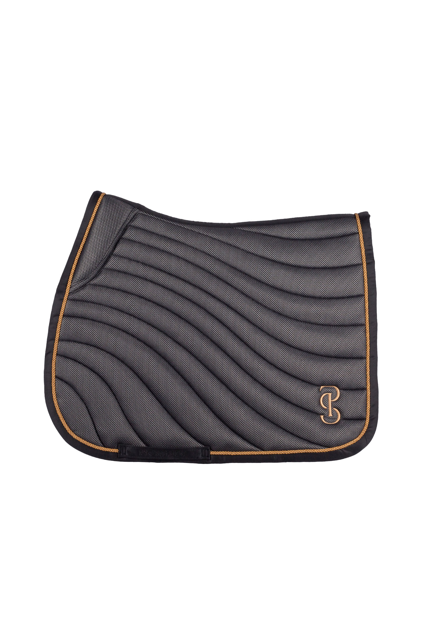 Black PS of Sweden Airflow Mesh Jump Saddle Pad