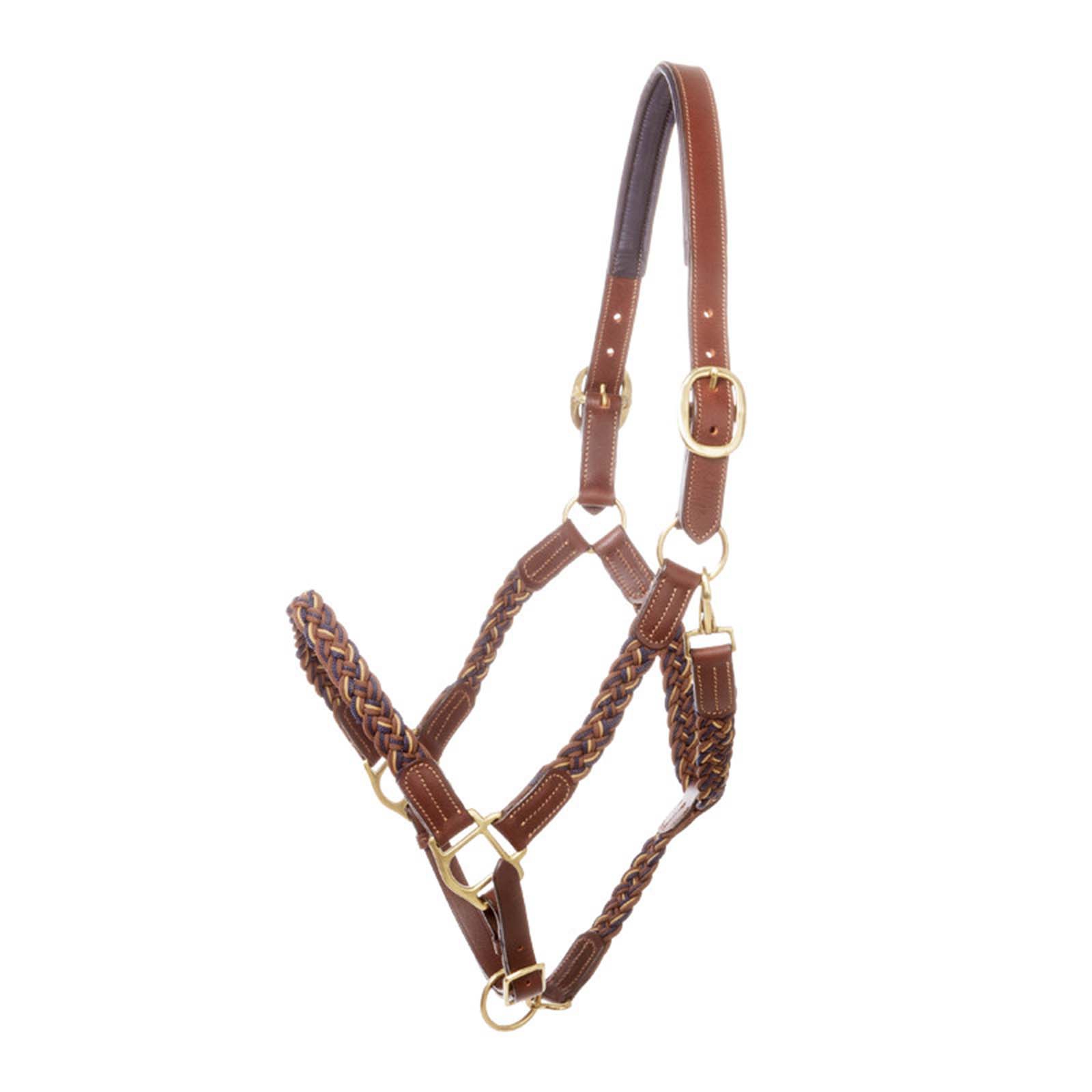 Brown/ Navy/ Beige Kavalkade Tessa Braided Halter